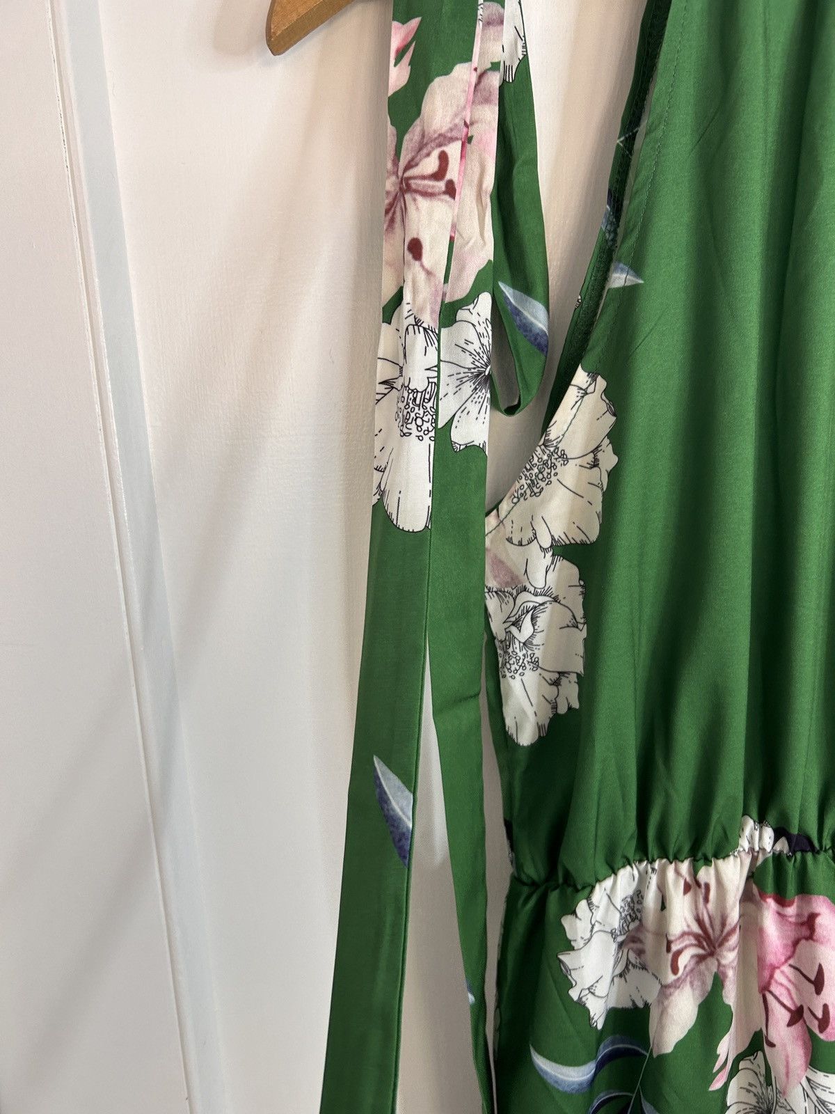 green emerald velvet dress Shein Green Cut-Out Ruched Spaghetti Strap Slit Hem Maxi Sexy Bodycon Dress 6 main image 0