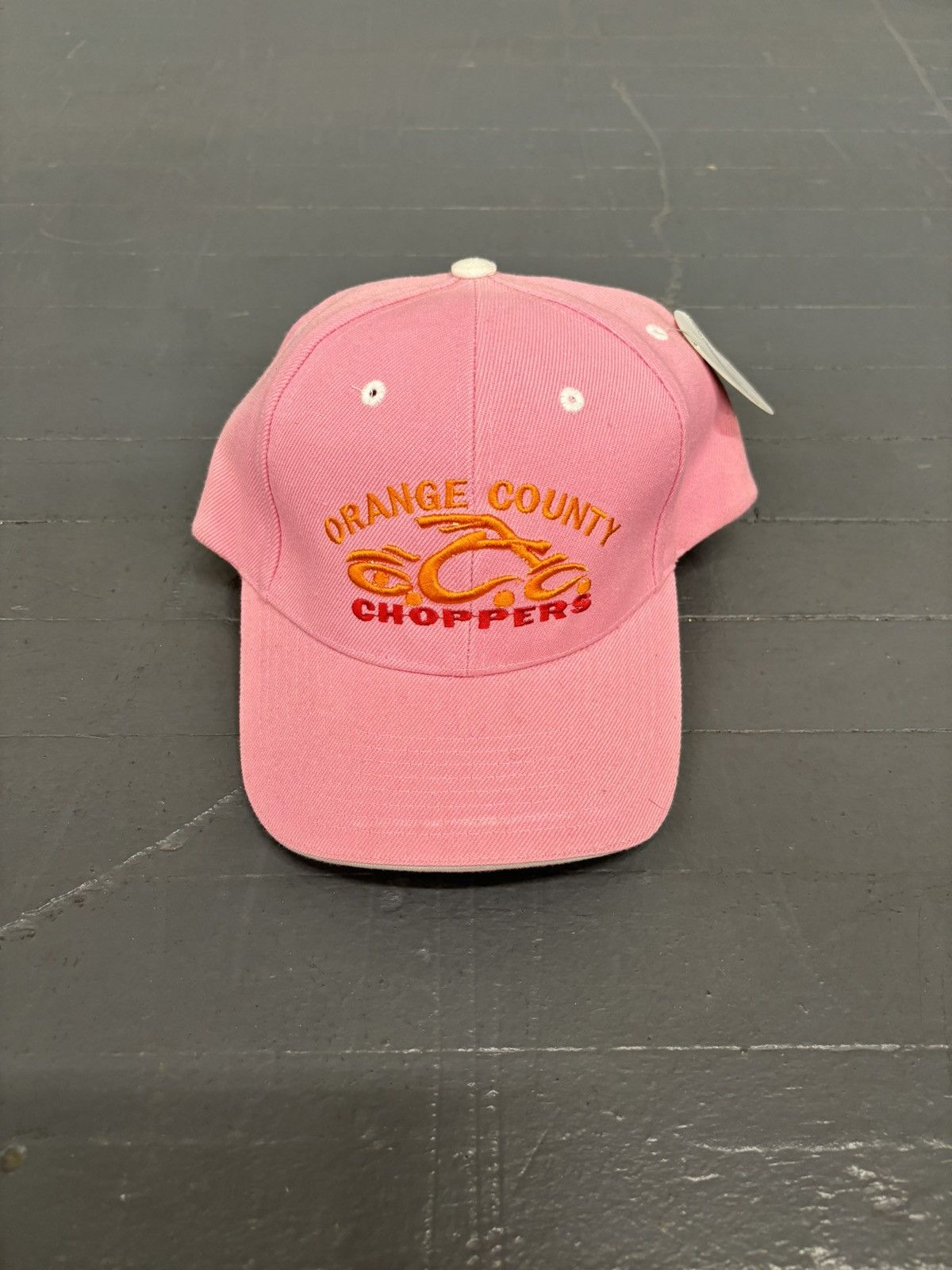 Vintage × West Coast Choppers Vintage orange country chopper hat Size ONE SIZE - 3 Thumbnail