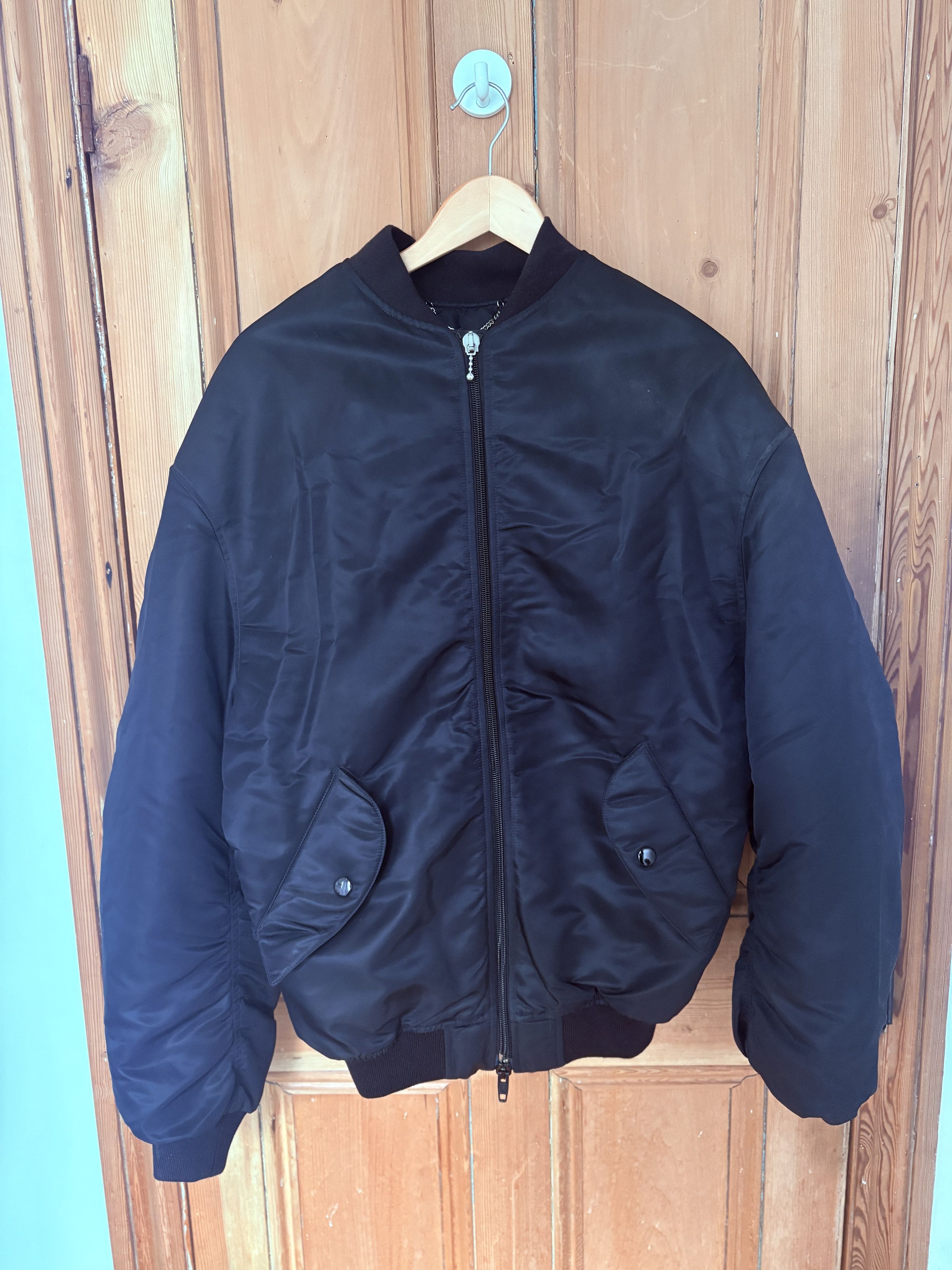 Balenciaga Balenciaga SINNERS Satin Bomber Jacket | Grailed