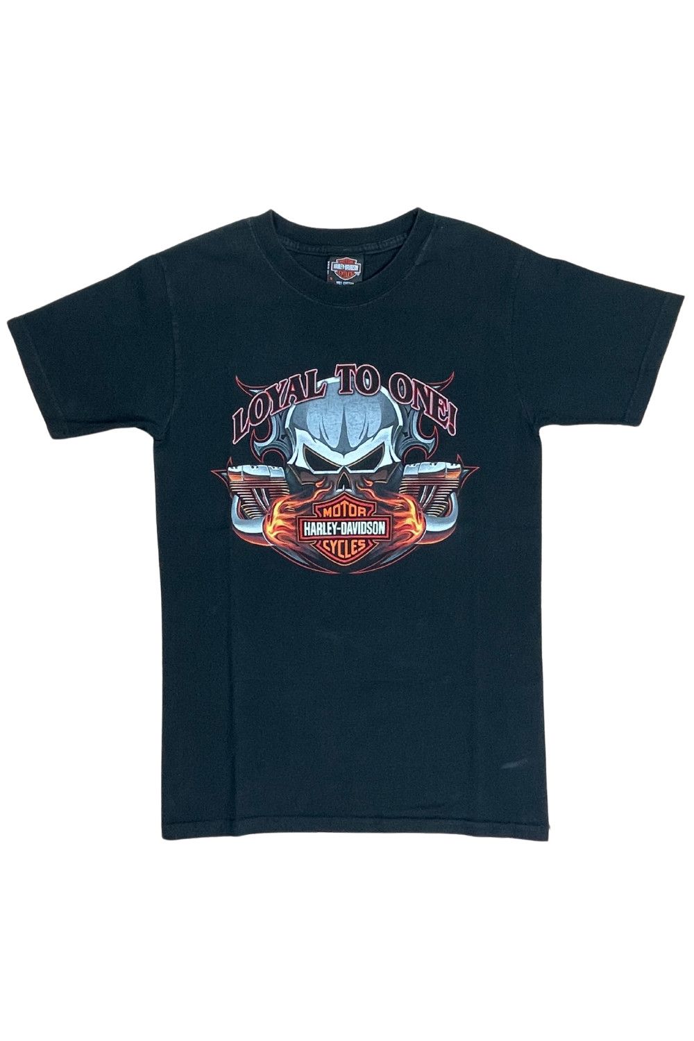 Harley Davidson × Vintage ’05-08 Harley “Loyal to One” Tokyo Shibuya Dealer Tee — Sz S Size US S / EU 44-46 / 1 - 3 Thumbnail