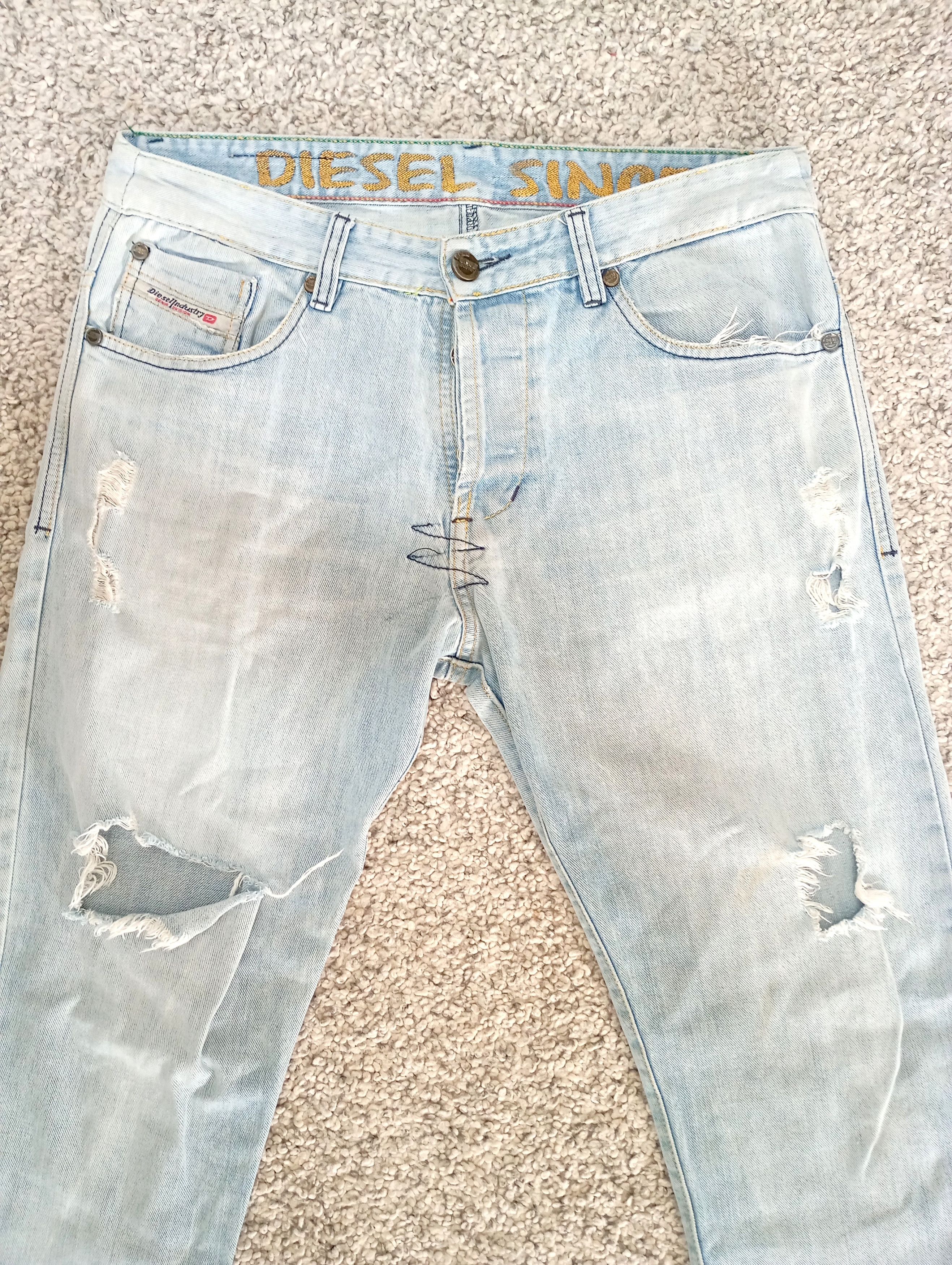Diesel × Vintage Diesel Distressed Faded Vintage Denim Jean Pants Size US 34 / EU 50 - 3 Thumbnail