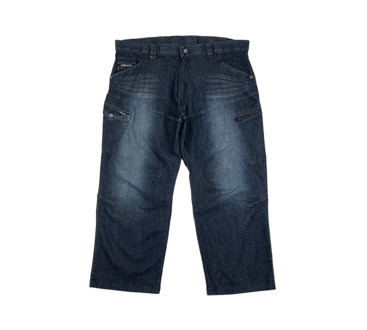 Japanese Brand Z-Dragon Hybrid Denim Cargo Pants Size US 44 / EU 60 - 1 Thumbnail