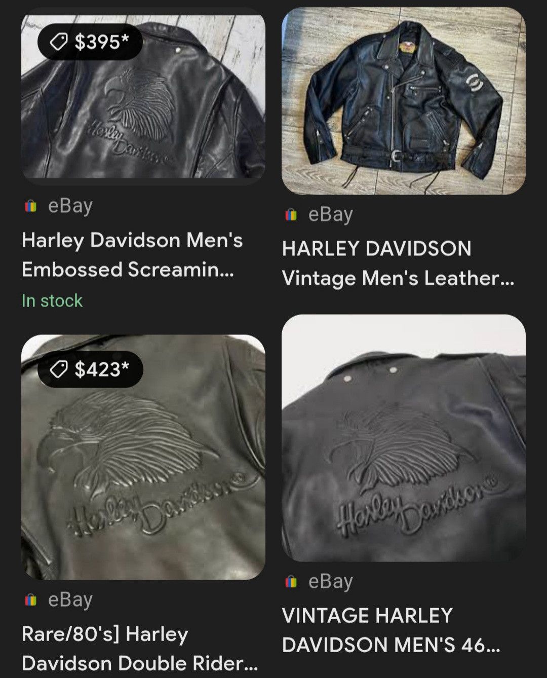 Harley Davidson Genuine vintage Harley Davidson leather riding jacket Size US XL / EU 56 / 4 - 14 Thumbnail