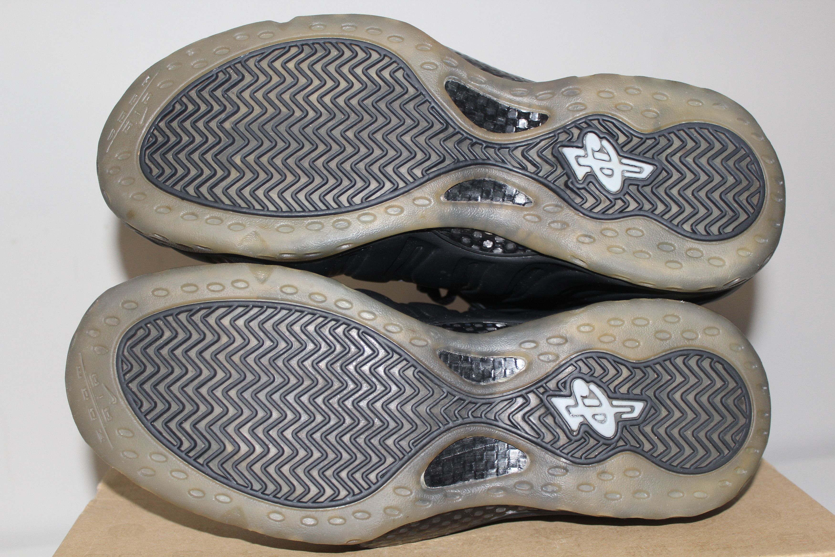 Nike 2012 Nike Air Foamposite One Stealth Size 11.5 DS 314996-10 Size US 11.5 / EU 44-45 - 6 Thumbnail