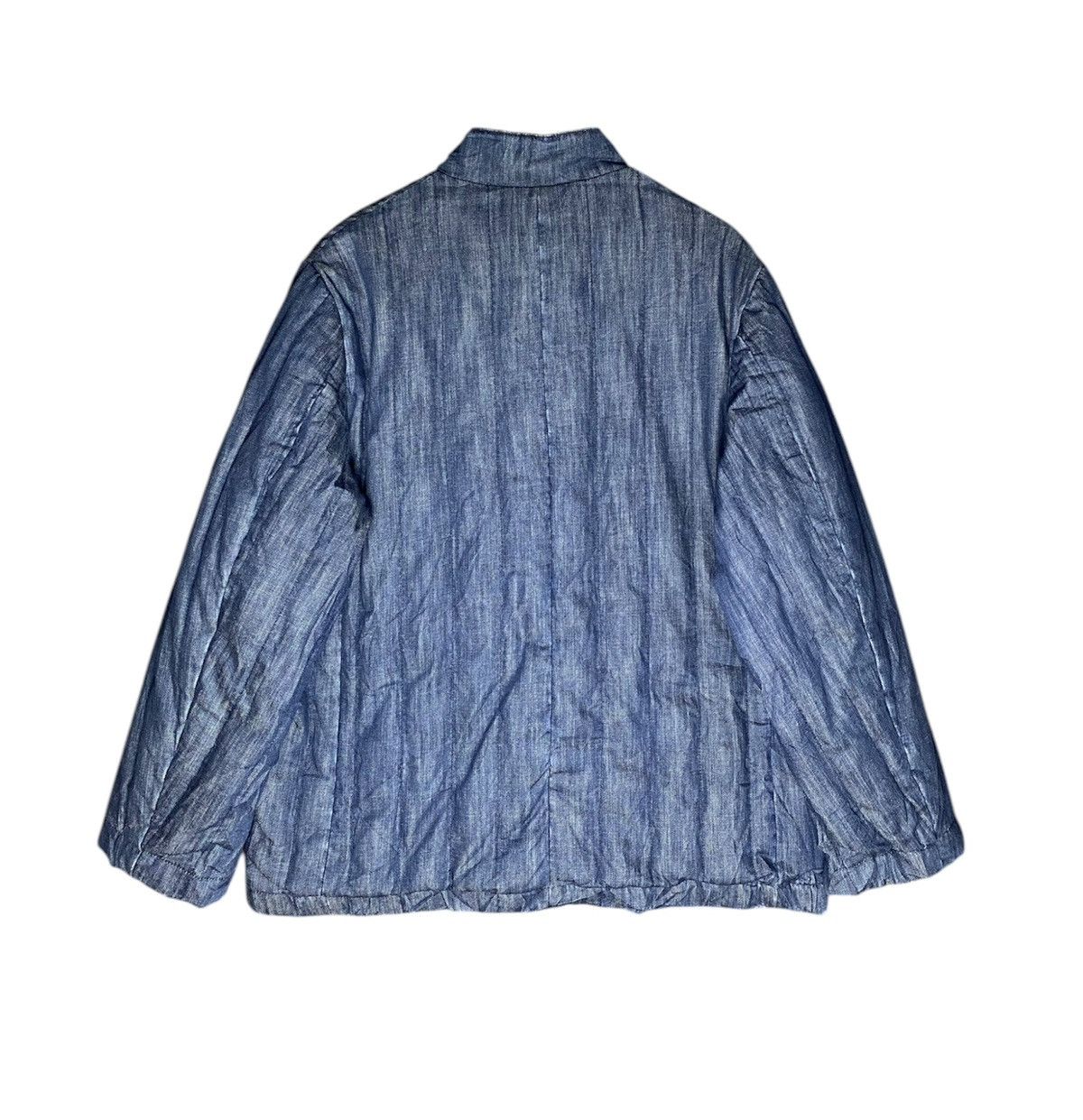 Denim & Co. × Japanese Brand Mohom Manderin Denim Jacket Size US M / EU 48-50 / 2 - 4 Thumbnail
