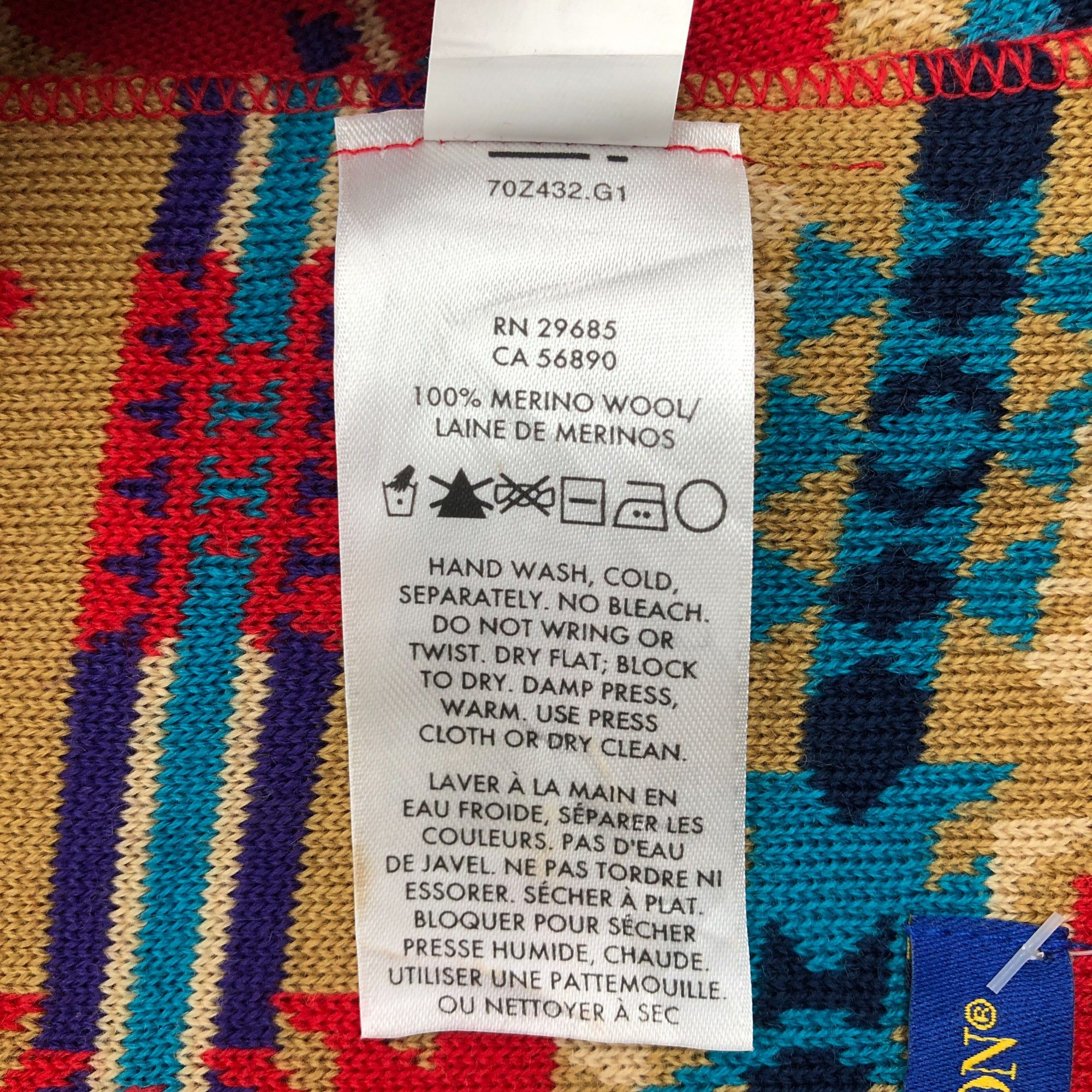 Pendleton Vintage Pendleton Scarf Muffler Wool Aztec Scarves Size ONE SIZE - 5 Thumbnail