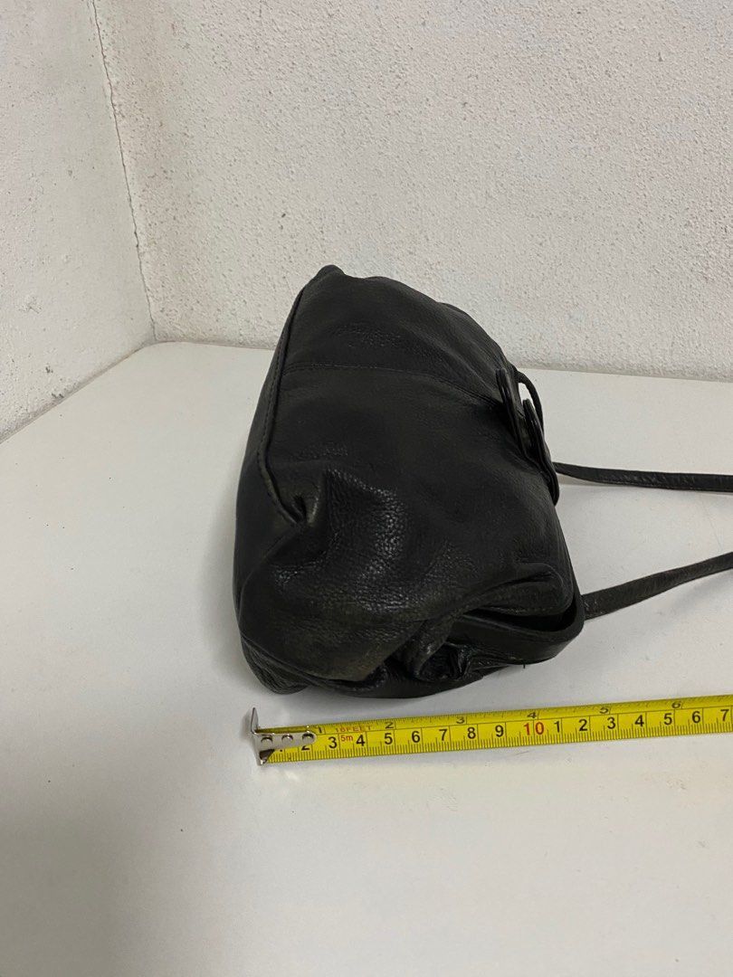 Leather Black Nice Leather Crossbody Bag Size ONE SIZE - 6 Thumbnail