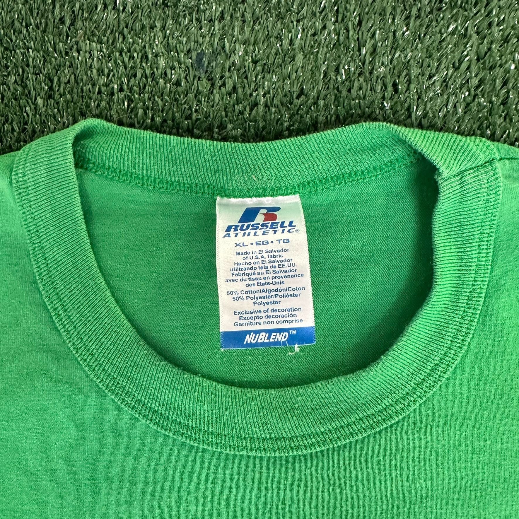Russell Athletic Vintage FAMU Rattlers Football T-Shirt Green Florida A&M Tee Size US XL / EU 56 / 4 - 3 Thumbnail