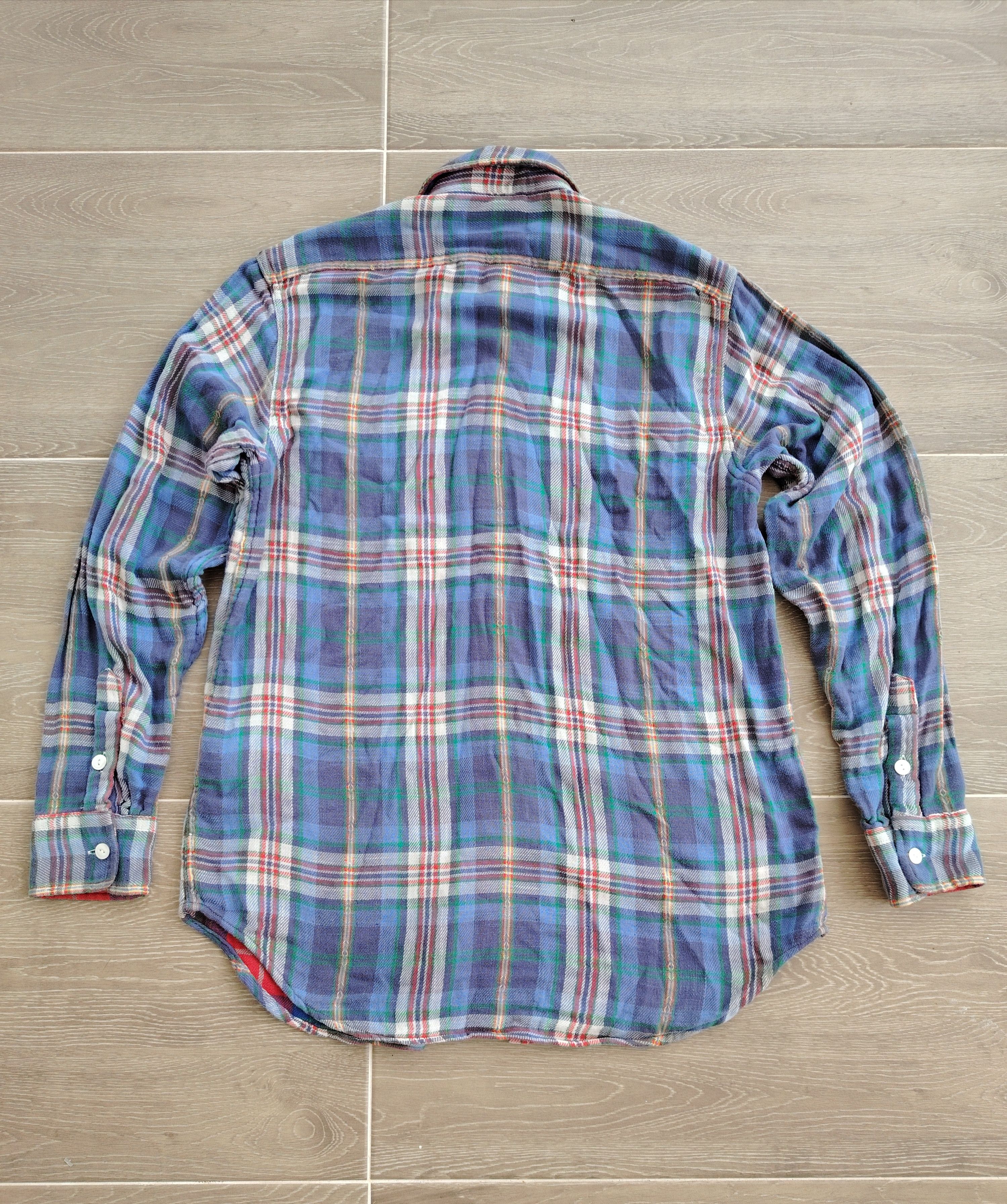 Polo Ralph Lauren Vintage Polo Ralph Lauren Reversible Flannel Shirt Size US M / EU 48-50 / 2 - 3 Thumbnail