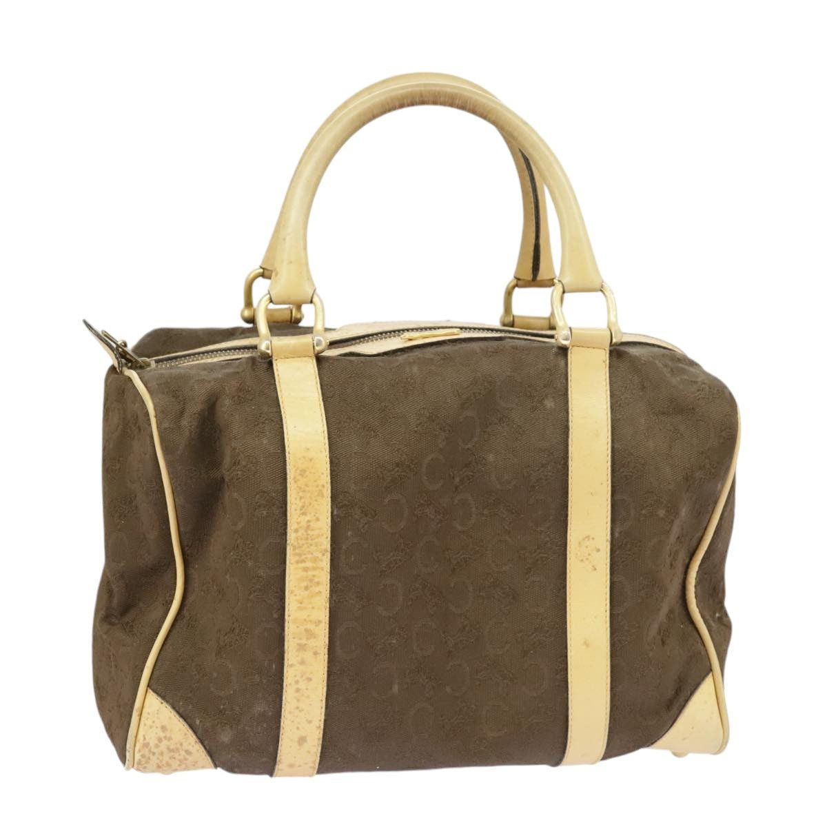 Celine CELINE C Saluki Hand Bag Canvas Brown Size ONE SIZE - 1 Thumbnail