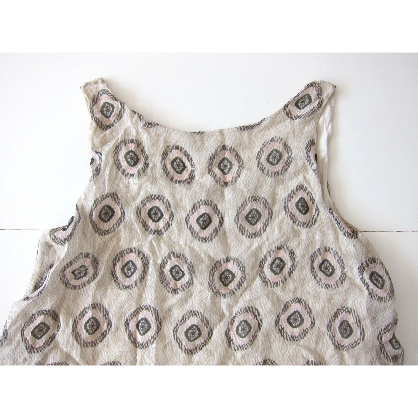 Vintage VINTAGE Carla Conti Italy 100% Silk Lace Pink Black Polka Dot Sleeveless Tank Blouse M Size M / US 6-8 / IT 42-44 - 5 Thumbnail