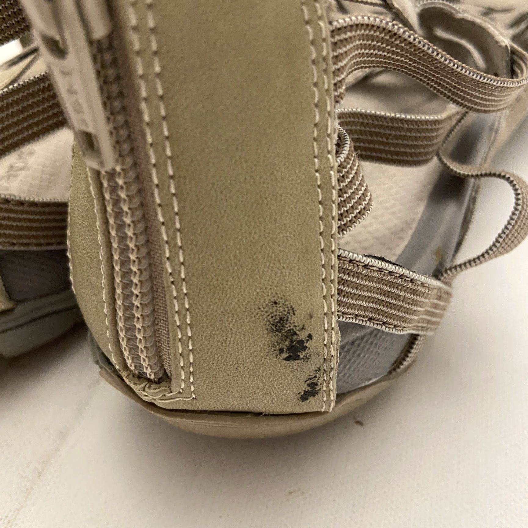 Vintage VINTAGE Barestraps Sandals Women's Sandal 8.5 Gray Zipper Closure Womens Zip Back Marked Details Size US 8.5 / IT 38.5 - 7 Thumbnail