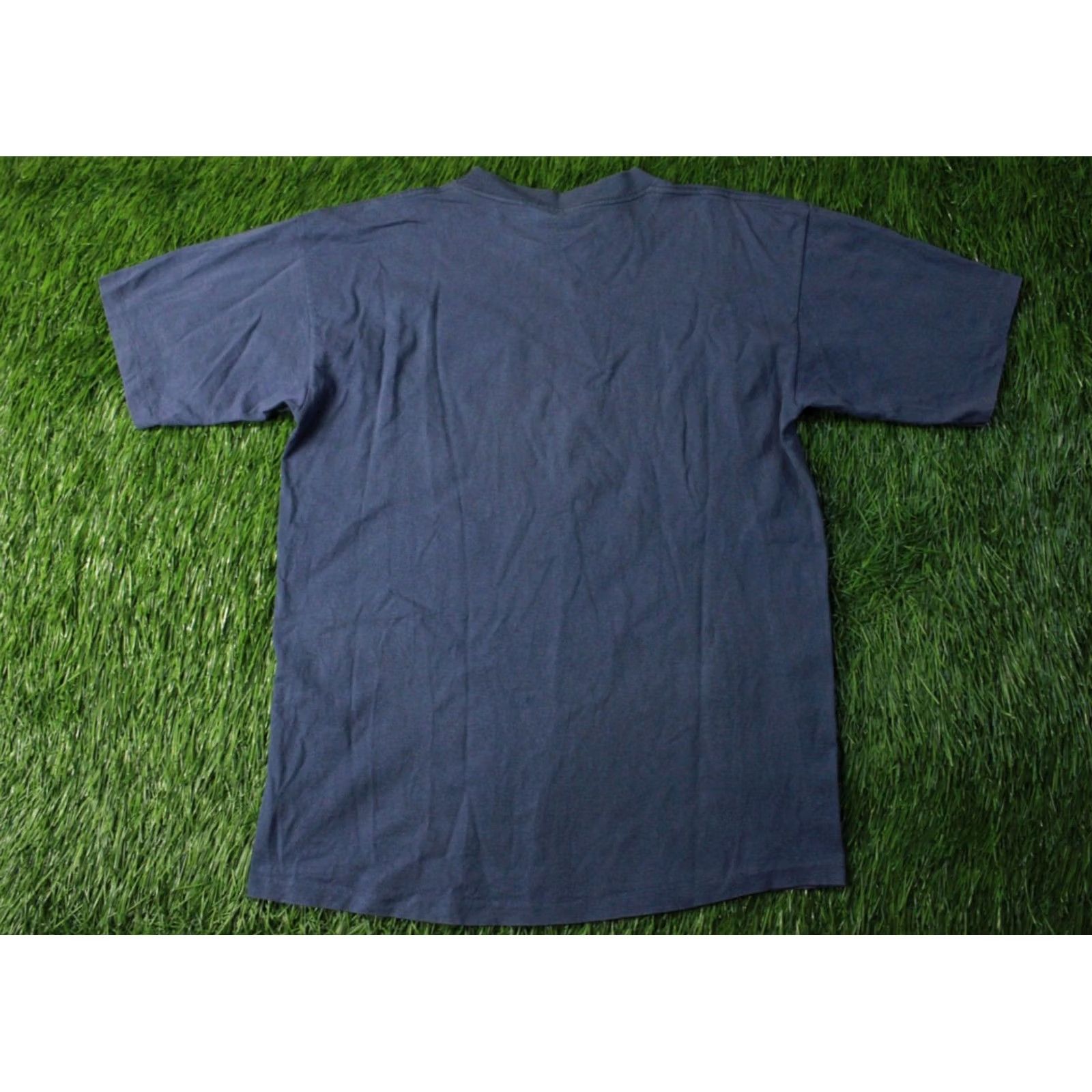 Pop Trading Company MOUNT RUSHMORE 90'S VINTAGE SHIRT MEN L Navy Blue 100% Cotton Trading Company Size L Decade 90's Jersey Style Basic Tee Print Mount Rushmore Size US L / EU 52-54 / 3 - 7 Thumbnail