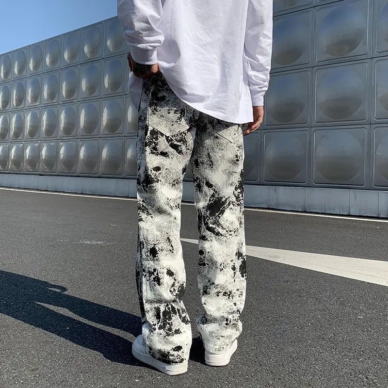 Other Baggy Graphic Printed Loose Jeans Trousers Size US 32 / EU 48 - 2 Thumbnail