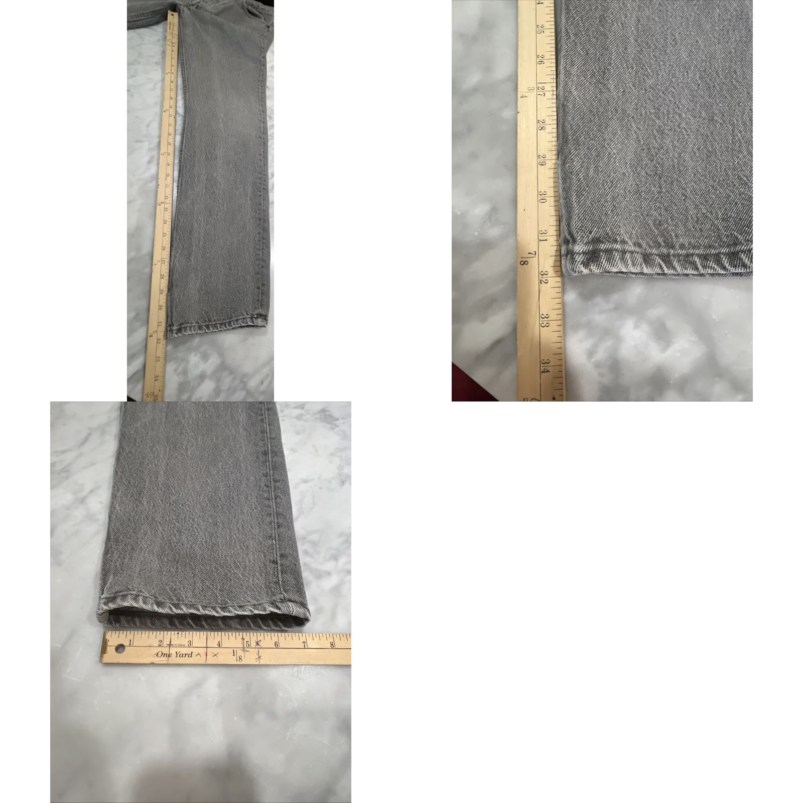 Levi's VINTAGE Levi’s 501 Jeans Men Gray 30x32 Button Fly Straight Made USA USA 5-Pocket 1970s Size US 30 / EU 46 - 10 Thumbnail