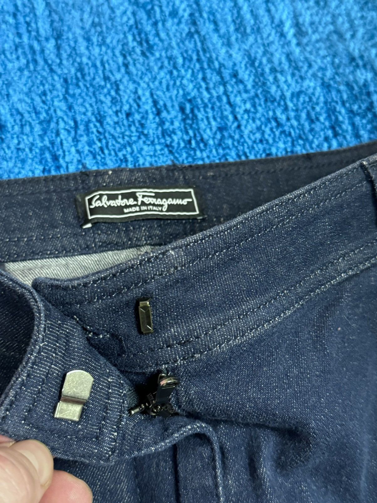 Designer × Salvatore Ferragamo SALVATORE FERRAGAMO JEANS WOMEN LUXURY SIZE 44 Made in Italy Size 30" / US 8 / IT 44 - 8 Thumbnail
