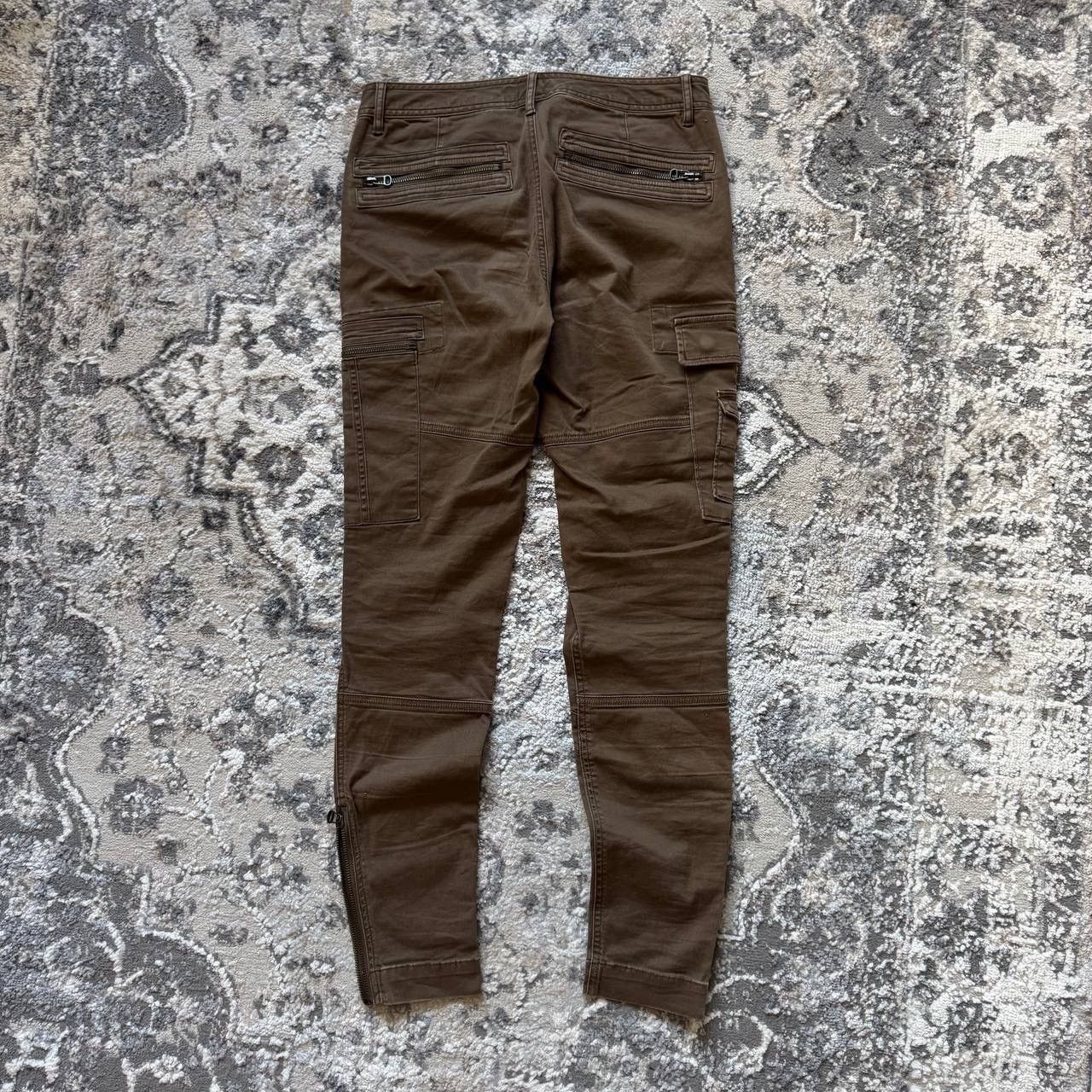 Ralph Lauren Ralph Lauren Brown Utility Cargo Zipped Archive Pants Size 28" / US 6 / IT 42 - 5 Thumbnail