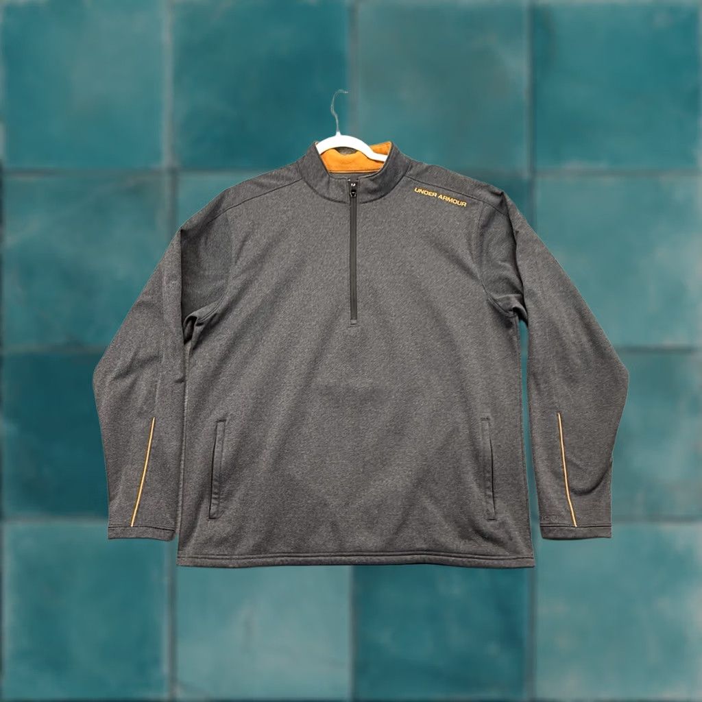 Under Armour Under Armour Storm Coldgear Golf Jacket Gray Fleece Lined 1/4 Zip L Mens Size US L / EU 52-54 / 3 - 1 Thumbnail