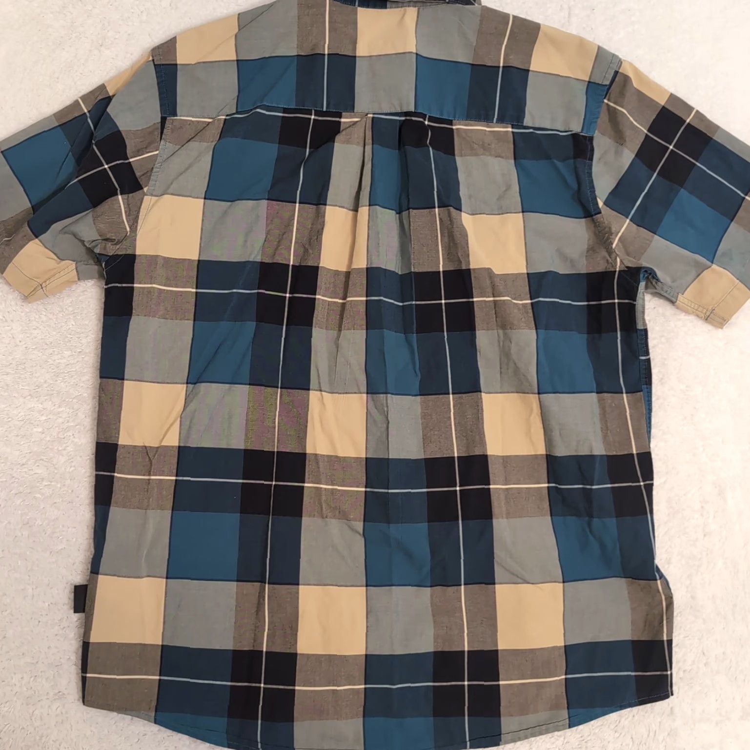 Patagonia Patagonia Shirt Mens Medium Blue Beige Plaid Short Sleeve Button Up Collared Size US M / EU 48-50 / 2 - 8 Thumbnail