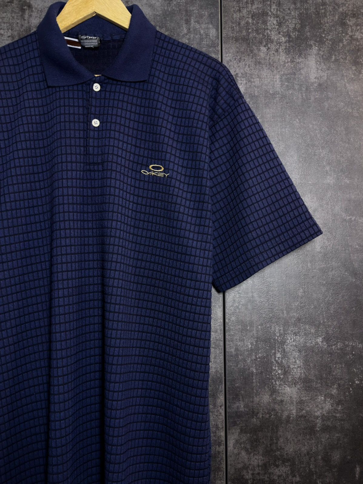 Oakley Vintage 90s Oakley Software Waffle Polo T-shirt RRL CDG 424 Size US L / EU 52-54 / 3 - 4 Thumbnail