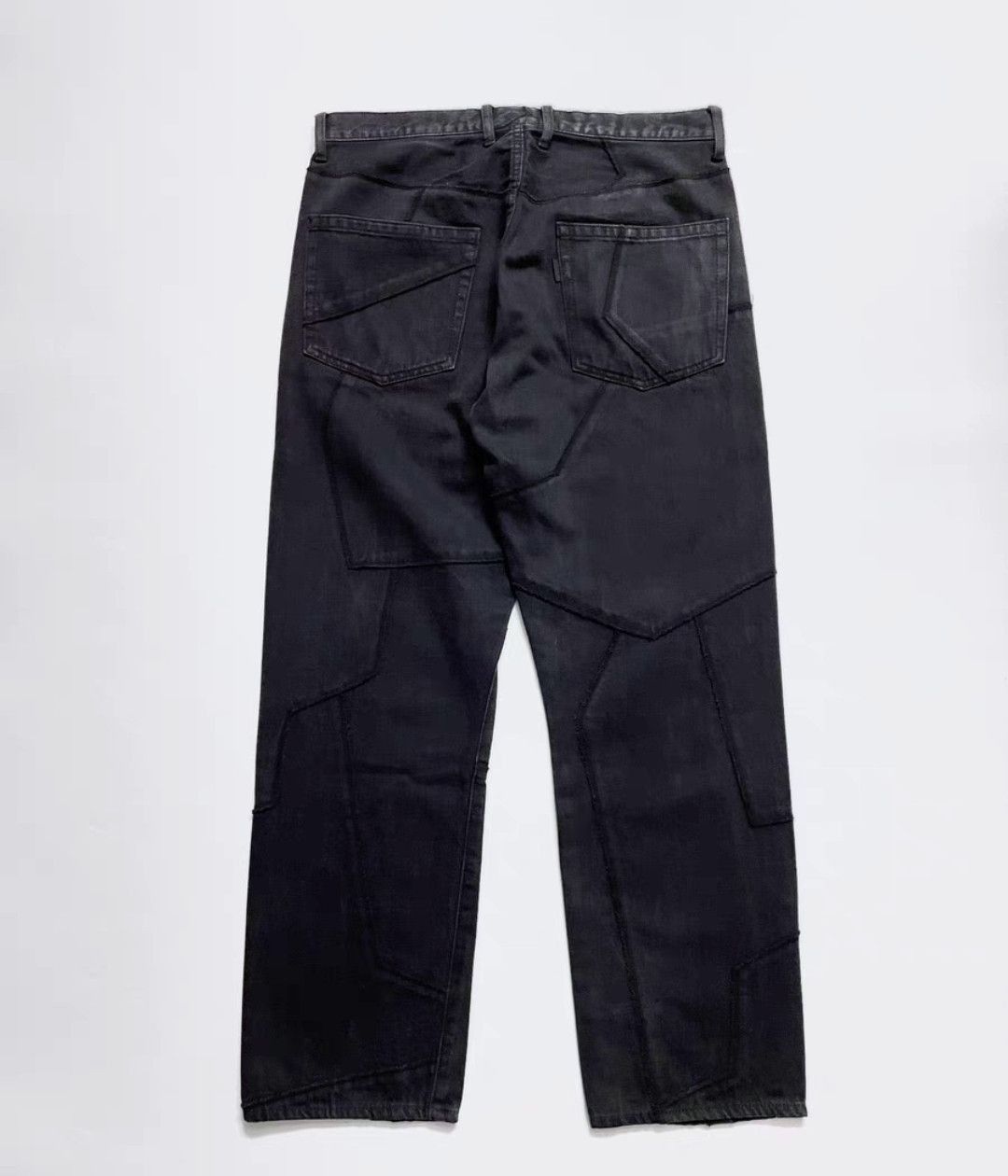 Undercover undercover Patchwork Cropped Straight Leg Jeans-2506 Size US 32 / EU 48 - 2 Thumbnail
