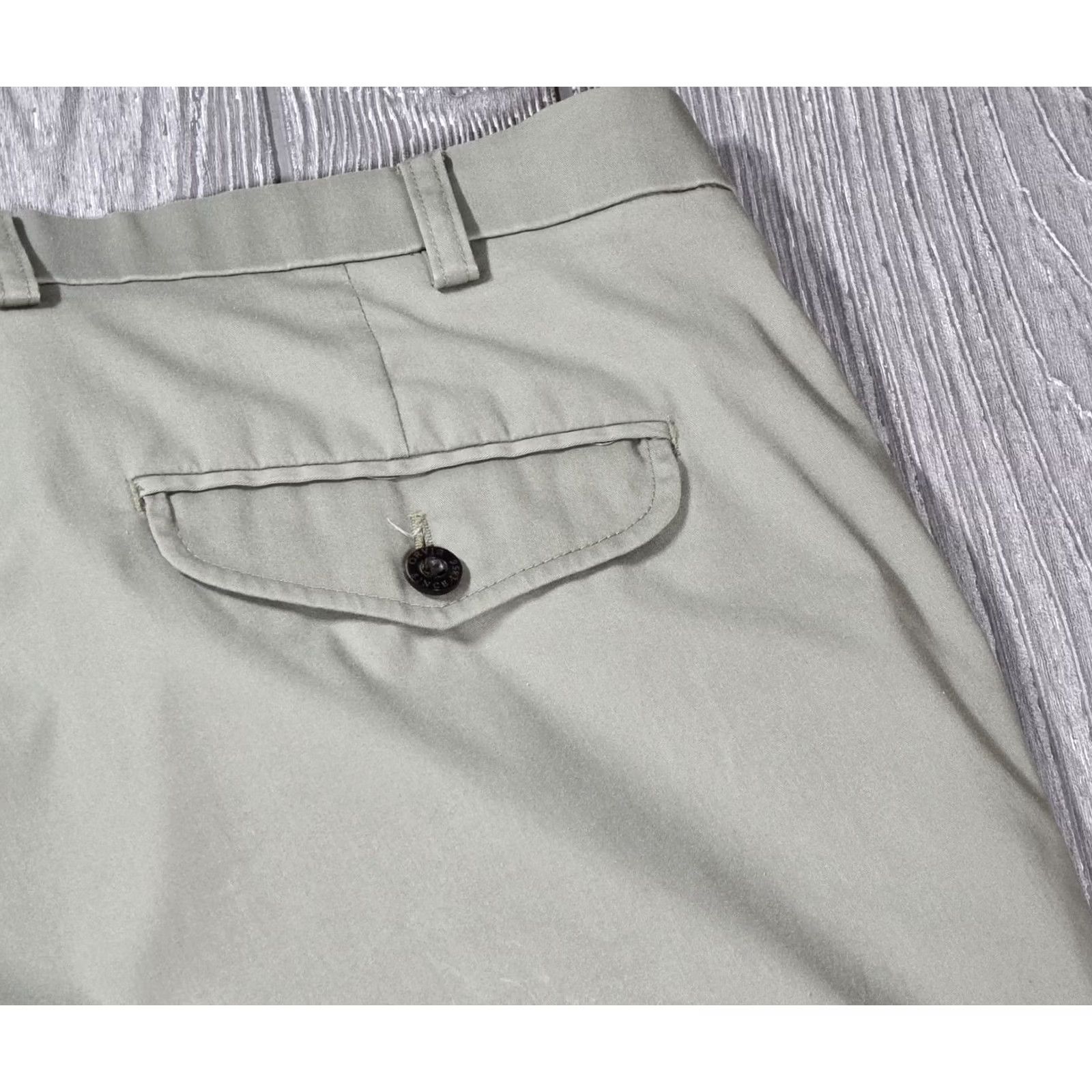 Orvis Orvis Mens Pants Green 38x28 Chino Pant Polyester Cotton Blend Slim Flat Front Front Pocket Regular Fit Vintage Mens Shorts? Size US 38 / EU 54 - 6 Thumbnail
