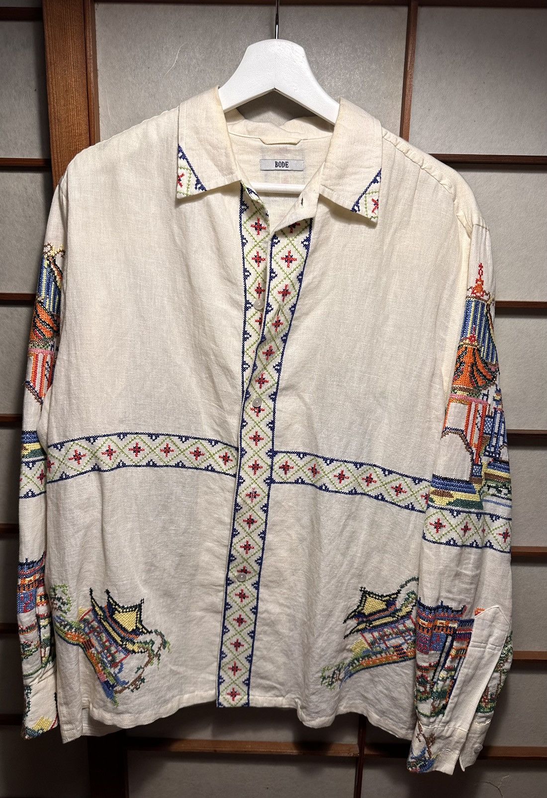 Bode ⭐️ Bode Button Up Shirt ⭐️ | Grailed