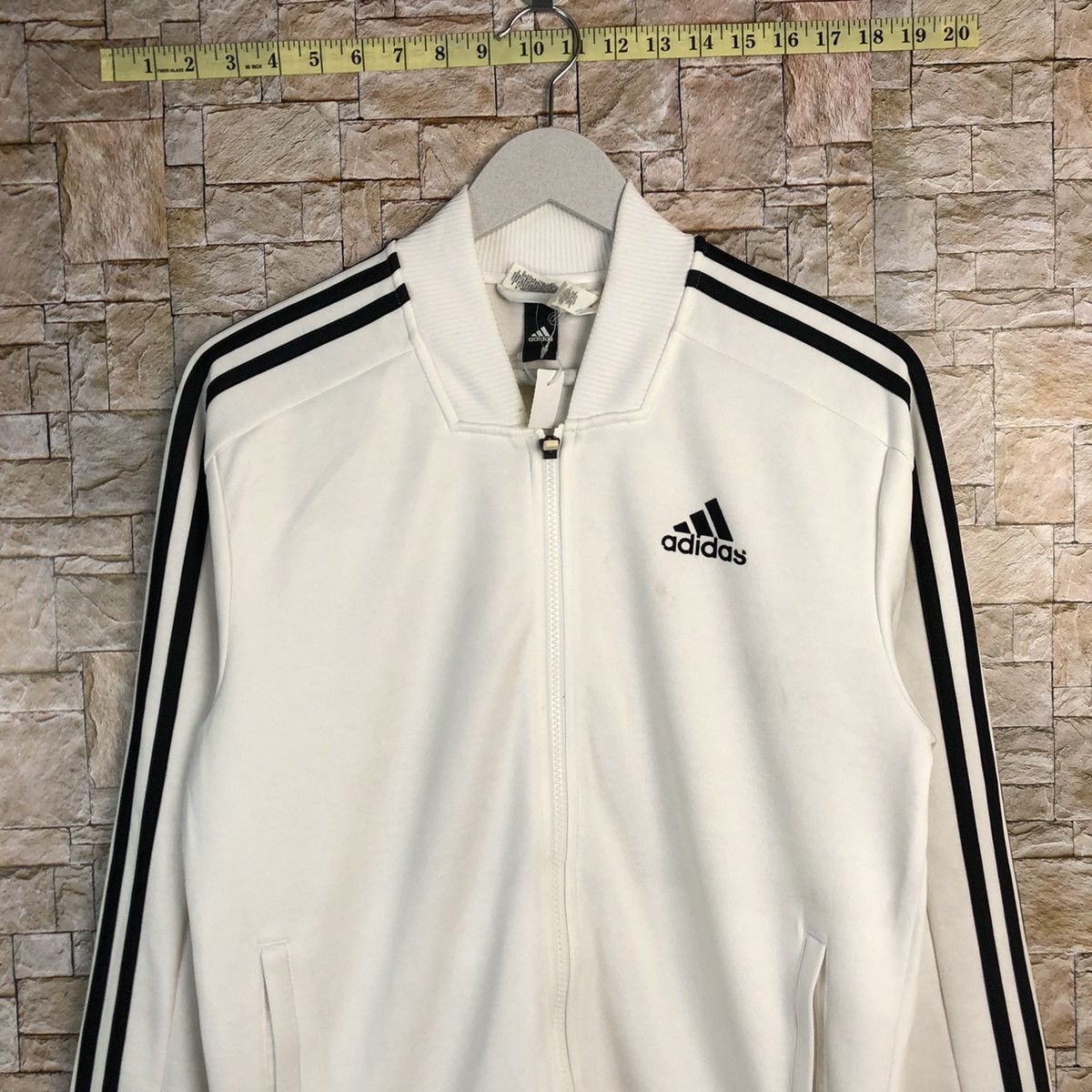 Adidas Adidas White Sweatshirt #A251 Size US M / EU 48-50 / 2 - 2 Thumbnail