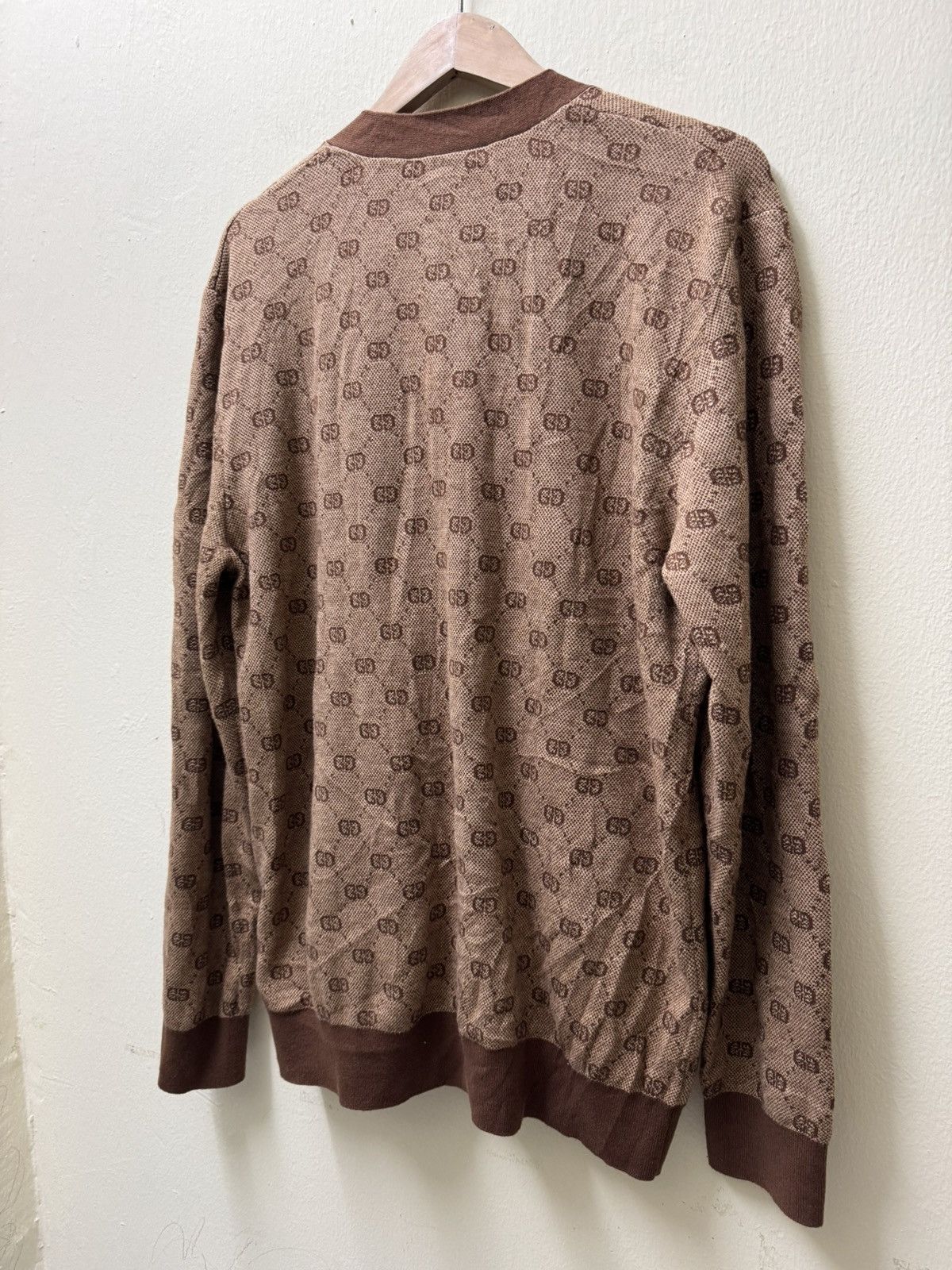 Gucci Gucci cardigan featuring an all-over monogram GG jacquard Size US XL / EU 56 / 4 - 3 Thumbnail