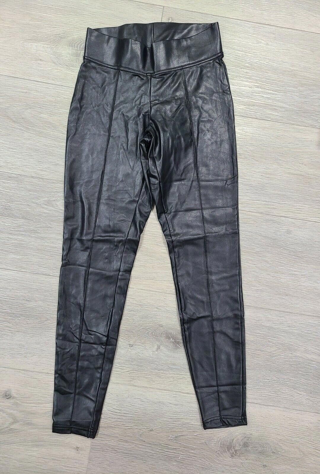 Other Hue Faux Leather Leggings Small New Skinny Stretch black Size 28" / US 6 / IT 42 - 8 Thumbnail
