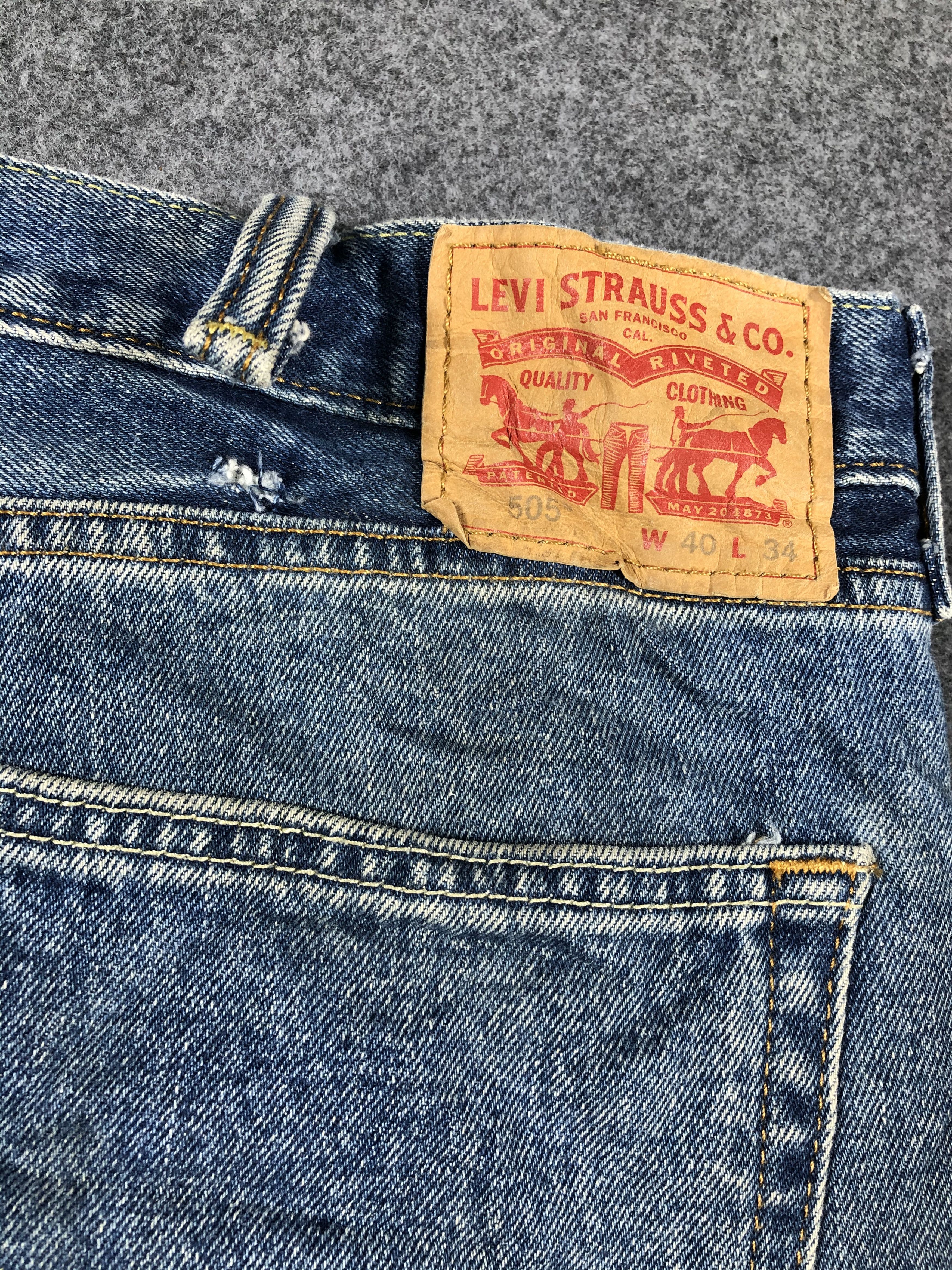 Levi's Vintage Levis Jeans Lot 505 -JM705 Size US 40 / EU 56 - 5 Thumbnail