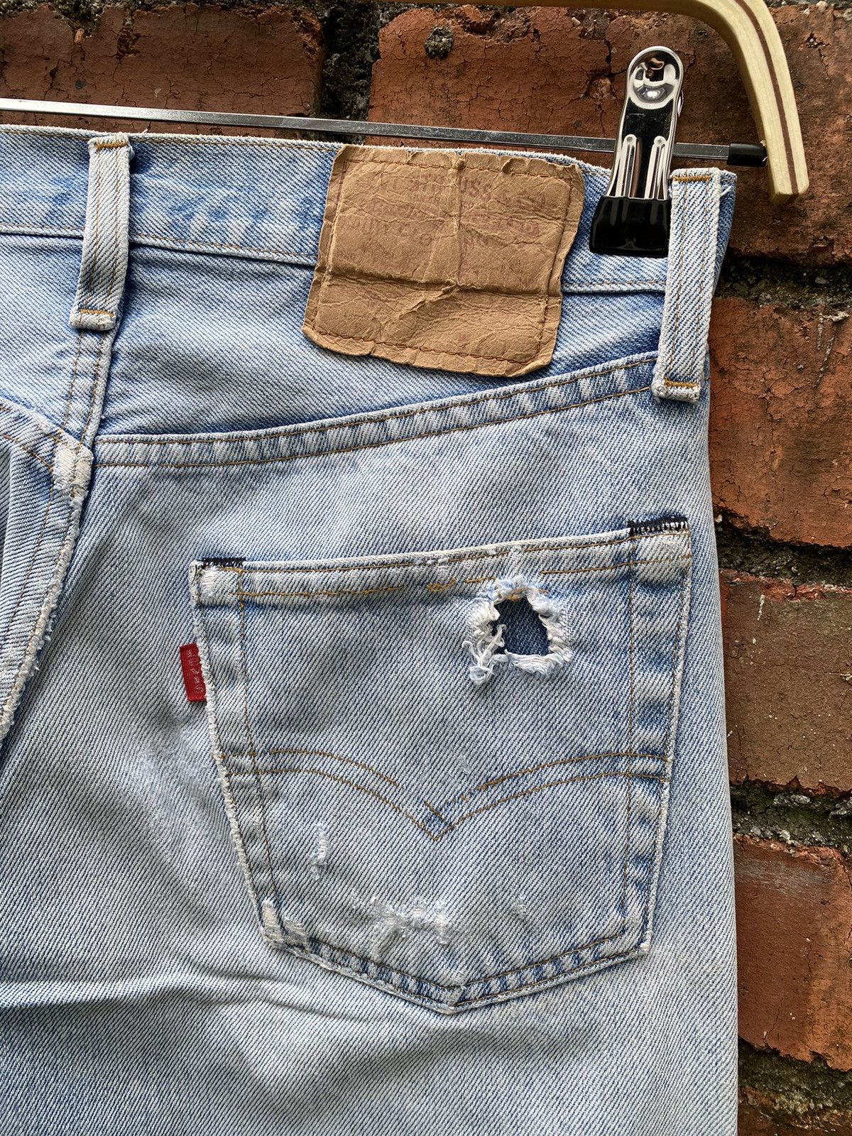Levi's Vintage Clothing × Vintage W28x31 vintage levi's 501 redline made in USA #524 Size 28" / US 6 / IT 42 - 8 Thumbnail