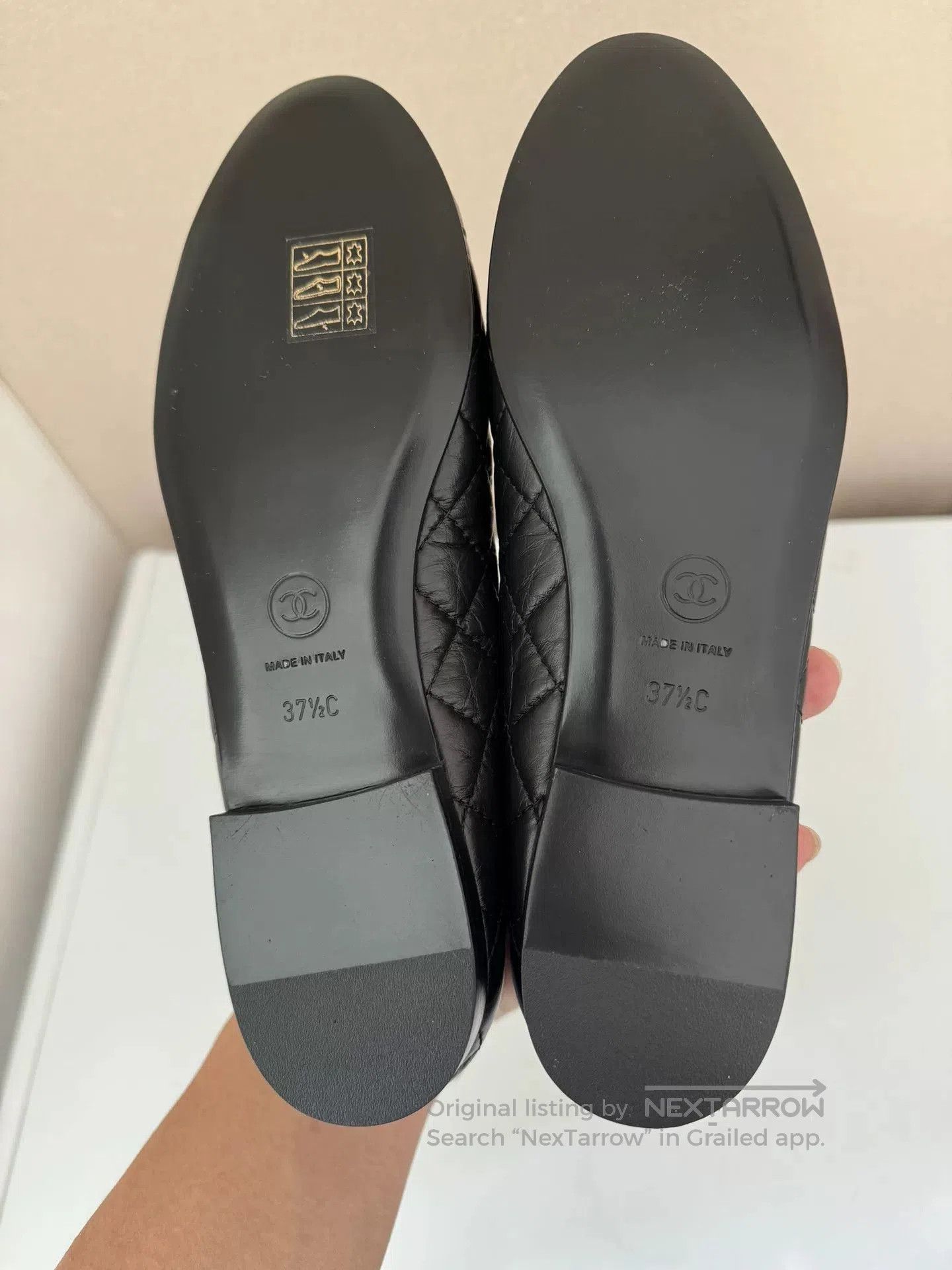 Chanel Chanel Black Quilted Mary Jane Shoes 37.5. Size US 6.5 / IT 36.5 - 4 Thumbnail