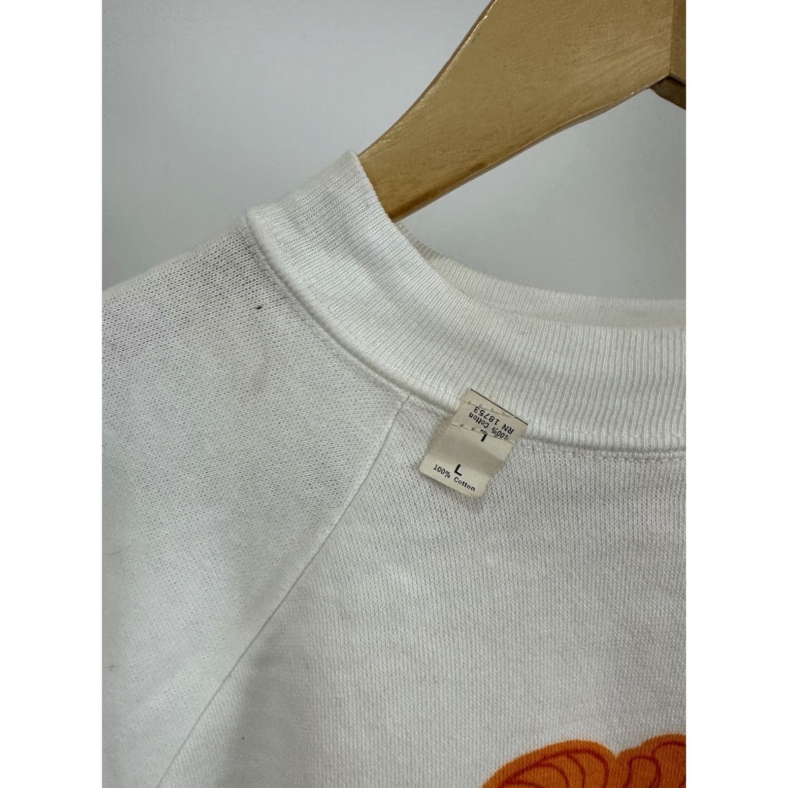 Vintage NWT VTG 70s 80s Why Sweat Raglan Crewneck Short Sleeve Sweatshirt Size L White Mens Sweatshirt 80s Yoga Fitness Gym Decade Theme Size US L / EU 52-54 / 3 - 3 Thumbnail