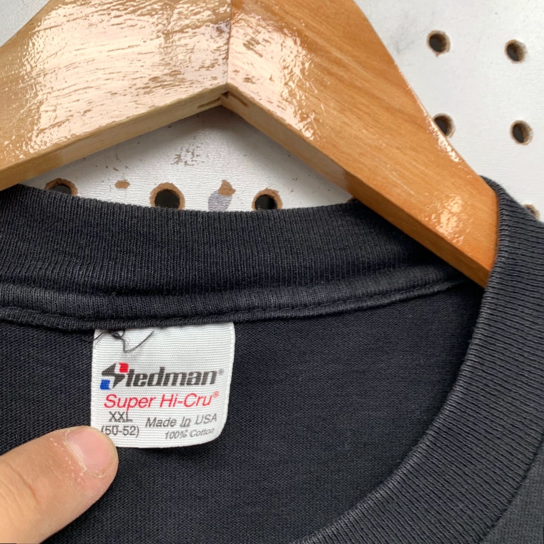 Vintage VINTAGE Stedman T-Shirt Shirt Mens 2XL Black USA 90s Easyriders Freedom Fight Sleeveless Crew Neck USA Mens Size US XXL / EU 58 / 5 - 5 Thumbnail