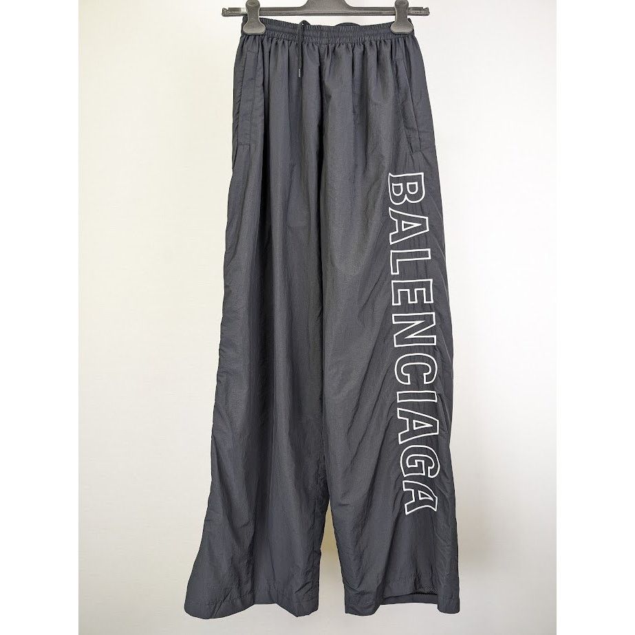 Balenciaga o1rshd1 Tracksuit Pants Nylon in Black Size US 28 / EU 44 - 2 Thumbnail