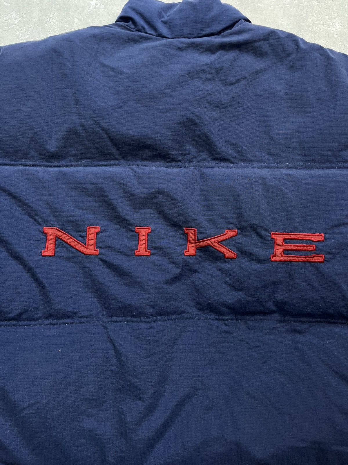 Nike 90’s NIKE RETRO REVERSIBLE DOWN PUFFER VEST SPELLOUT SWOOSH Size US XL / EU 56 / 4 - 6 Thumbnail