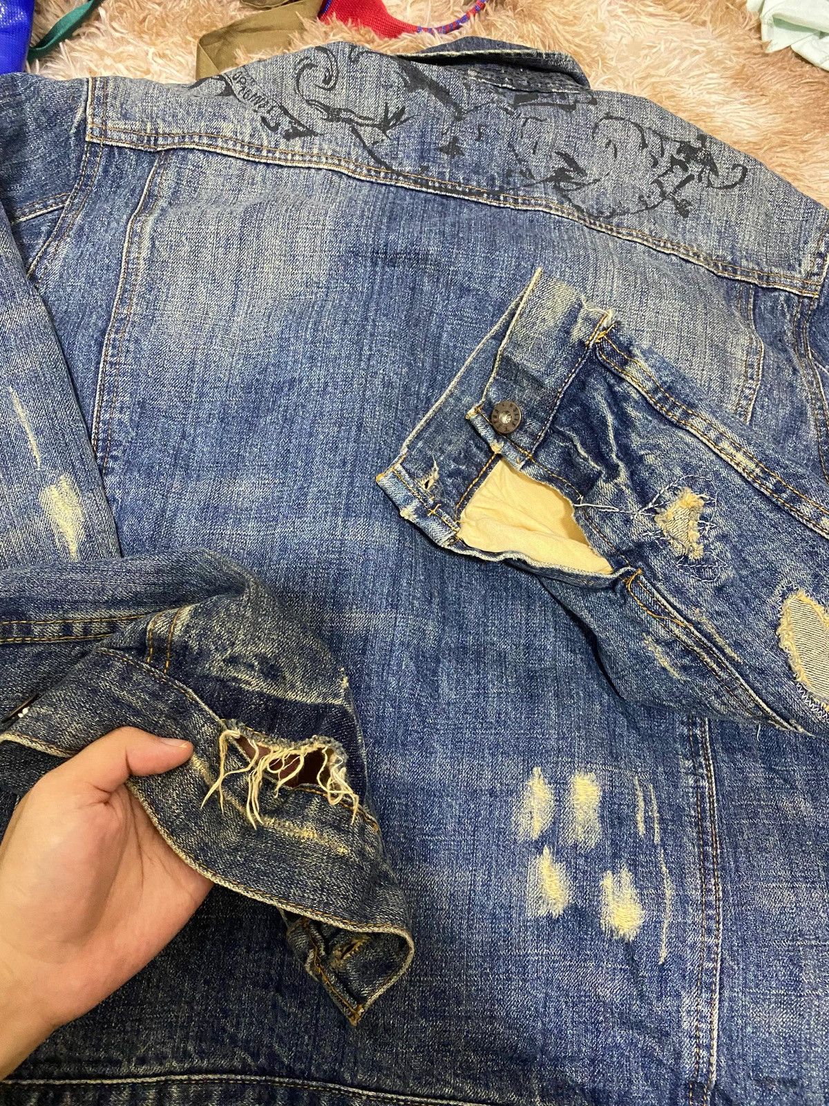 Other Vintage Ezra Fitch Selvedge Denim Jacket – Redline Selvedge Size US L / EU 52-54 / 3 - 11 Thumbnail