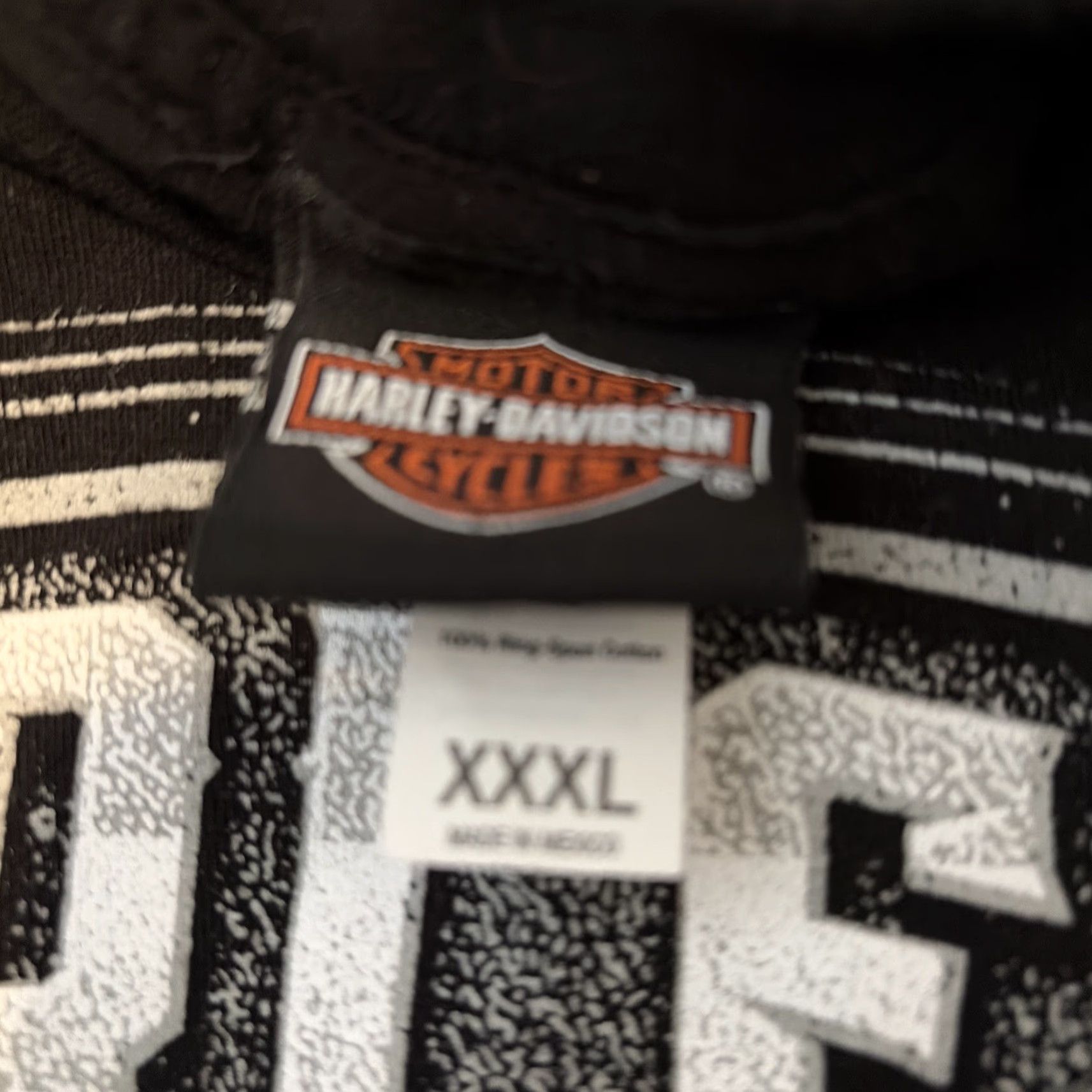 Harley Davidson Harley-Davidson T-Shirt Black 3XL Biker Mens Shirt 2023 Size US XXL / EU 58 / 5 - 7 Thumbnail
