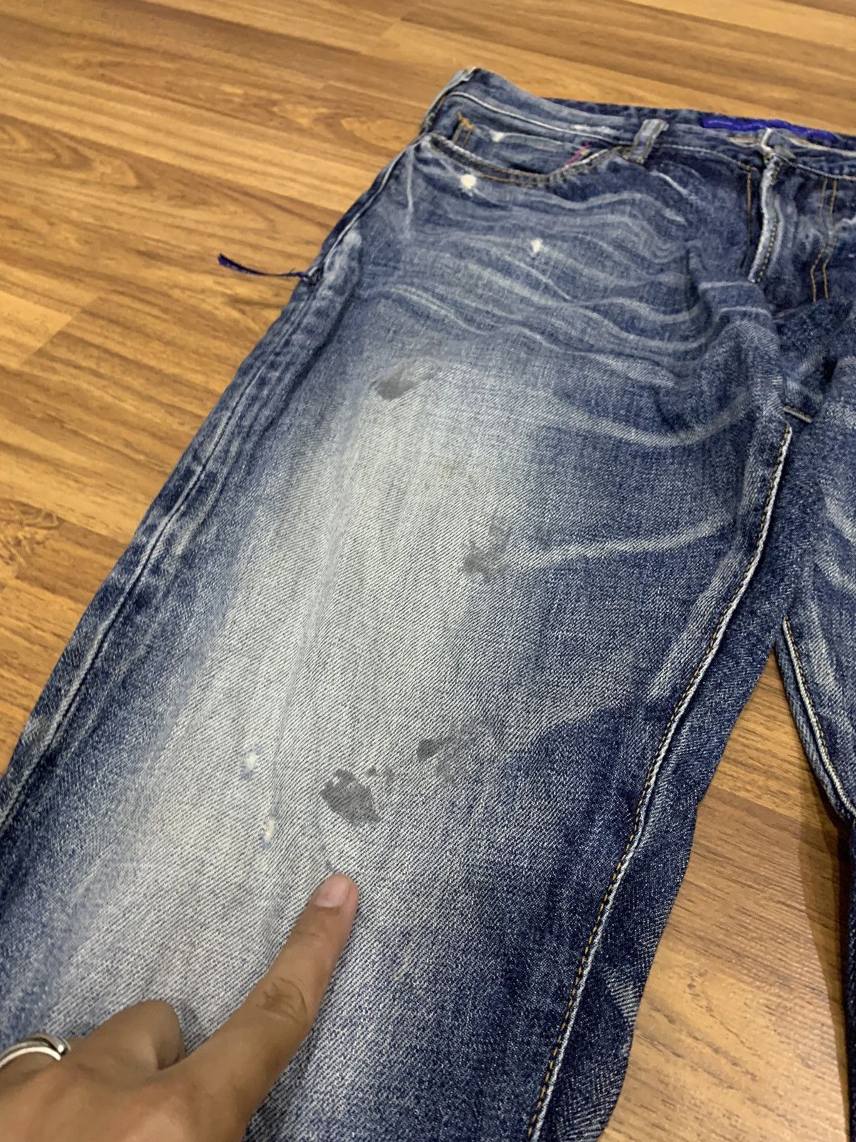 Fragment Design VINTAGE VANQUISH X FRAGMENT DESIGN JEANS Size US 34 / EU 50 - 4 Thumbnail