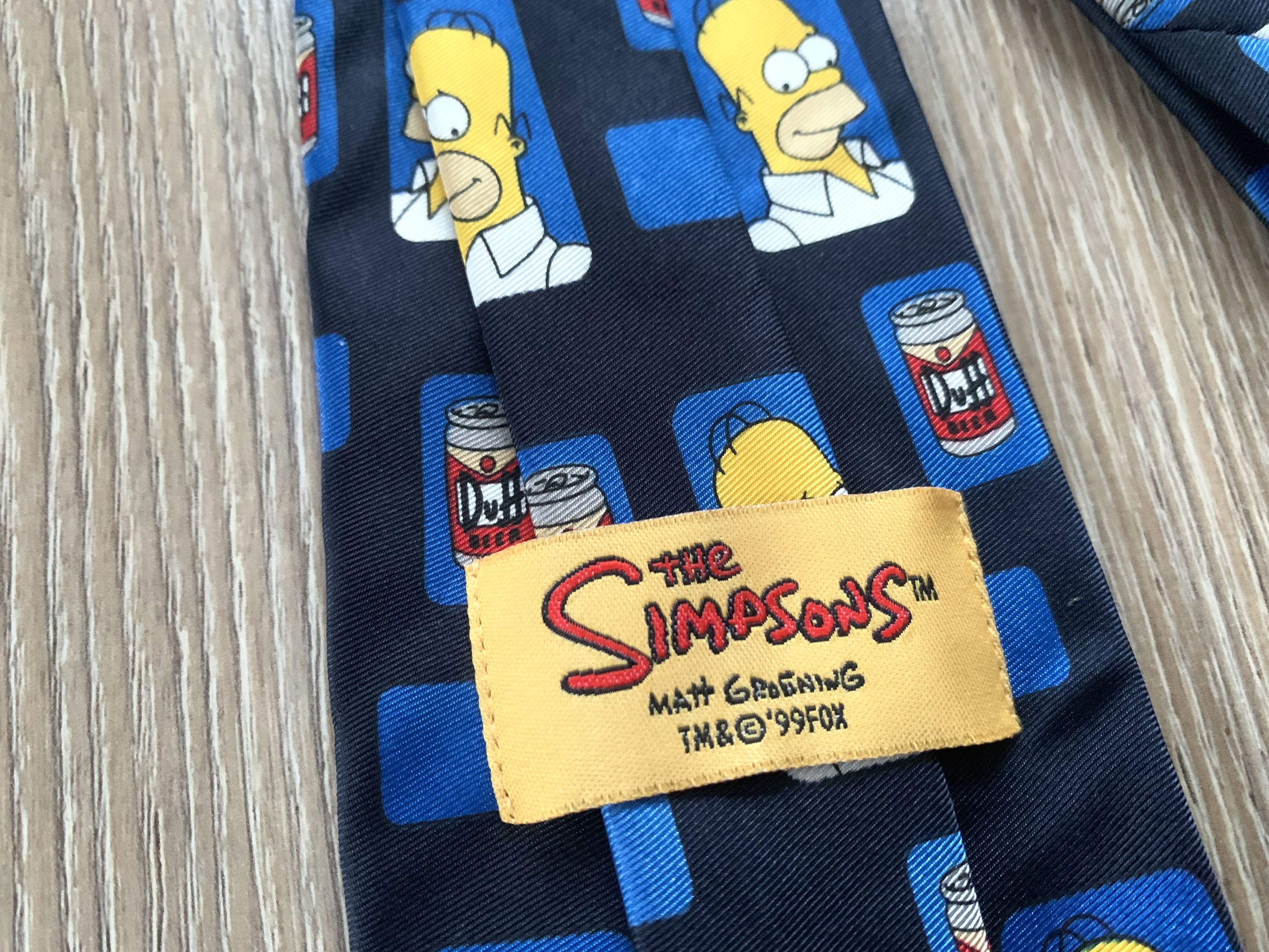 Other Vintage Printed The Simpsons Duffed Tie Size ONE SIZE - 8 Thumbnail