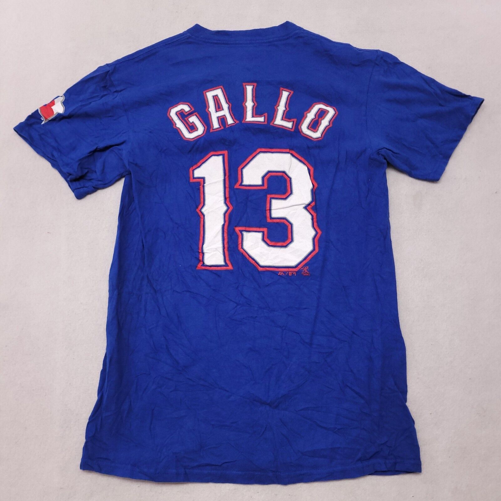 Majestic Texas Rangers #13 Gallo Majestic T-Shirt Mens Size S Blue Size US S / EU 44-46 / 1 - 11 Thumbnail