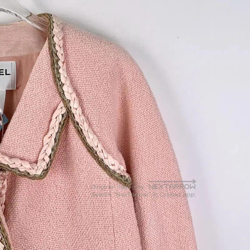 Chanel Chanel Pink Cotton Women's Jacket . Size XXS / US 00 / IT 34 - 2 Thumbnail