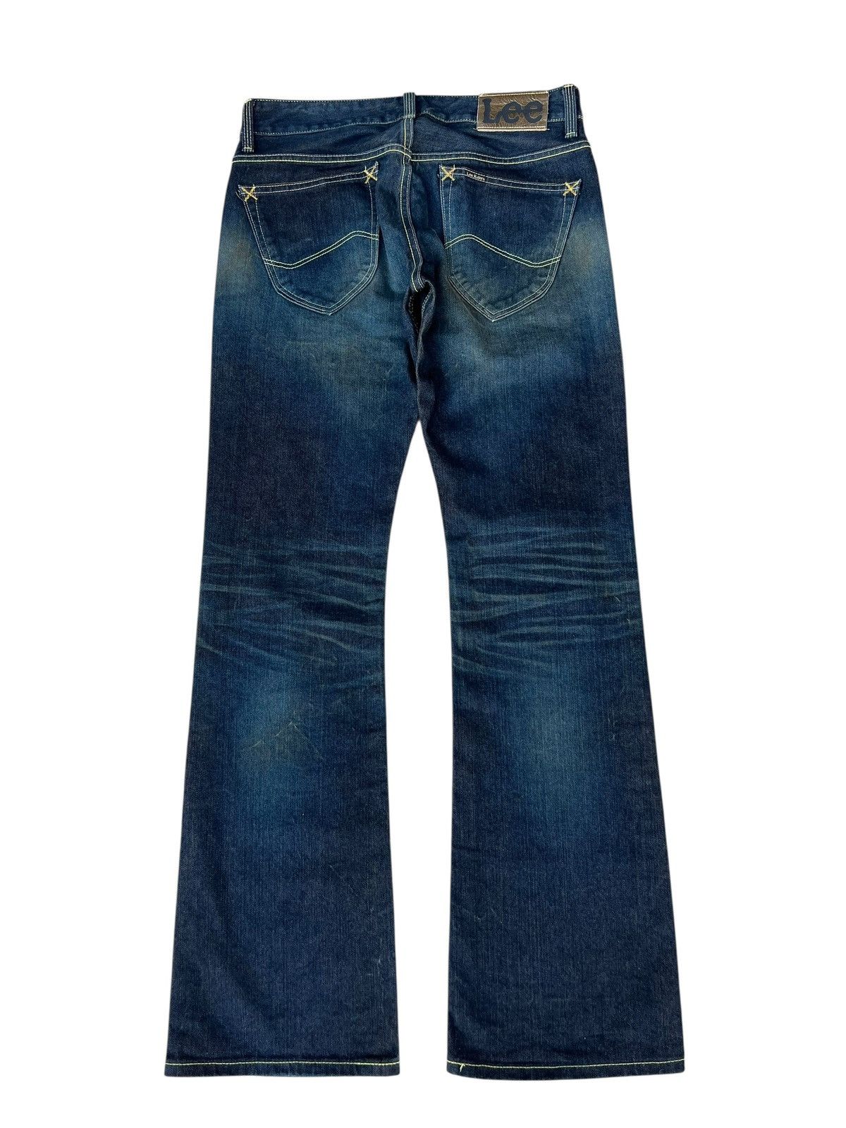 Lee Vintage Y2K Lee Riders Gold Label Mud Wash Denim Flare Jeans Size US 30 / EU 46 - 15 Thumbnail