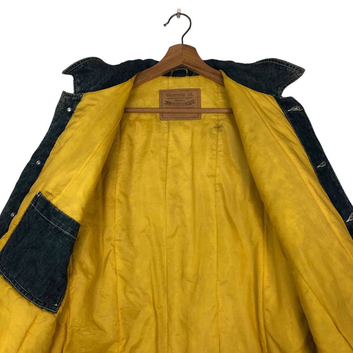 Vintage 🔥Vintage Denim Chore Jacket Multi Pocket Greeman Co. Japan Size US L / EU 52-54 / 3 - 14 Thumbnail