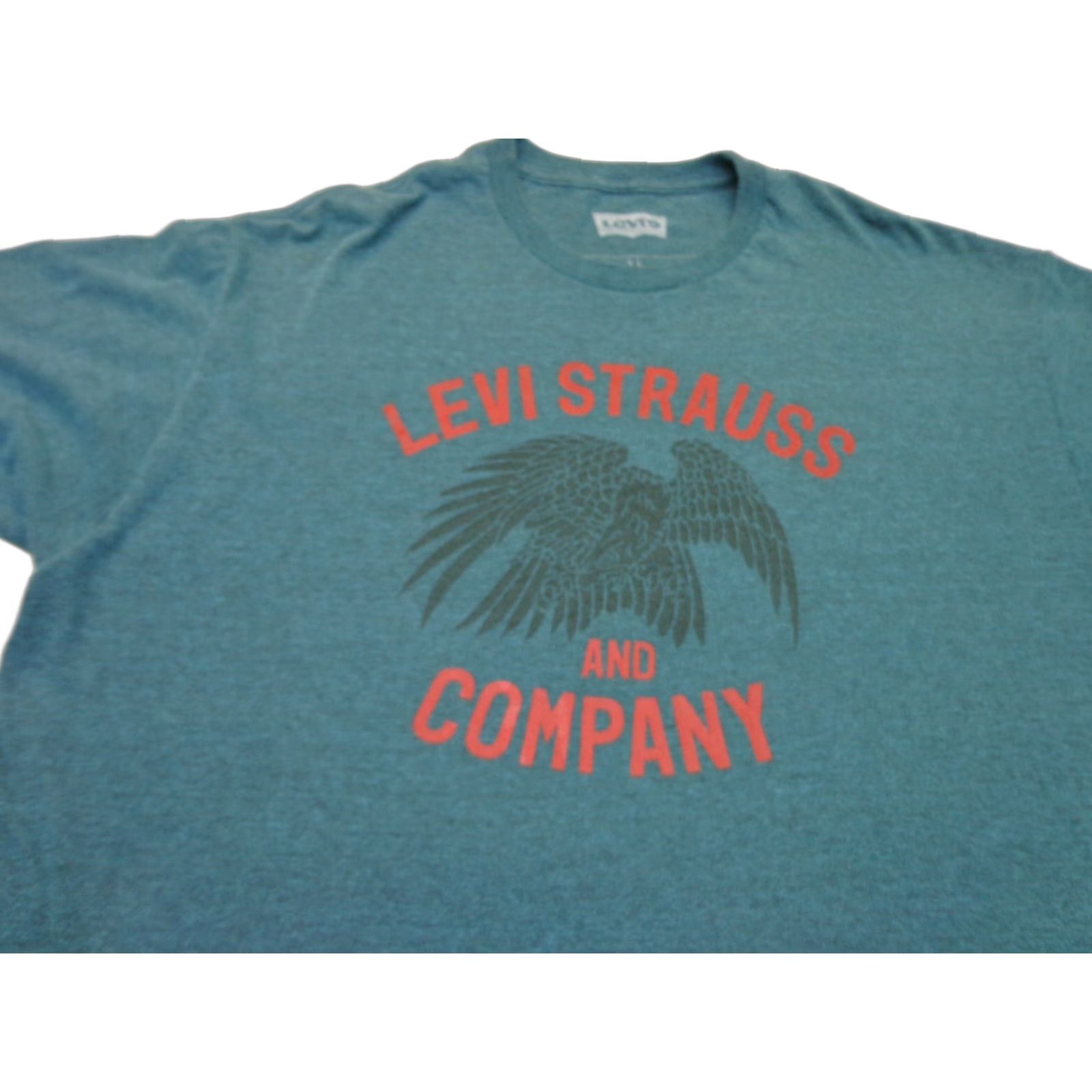 Levi's Levi's Levi Strauss & Co Green T-Shirt XL Mens Graphic Tee Short Sleeve Crew Neck Logo Size US XL / EU 56 / 4 - 1 Thumbnail