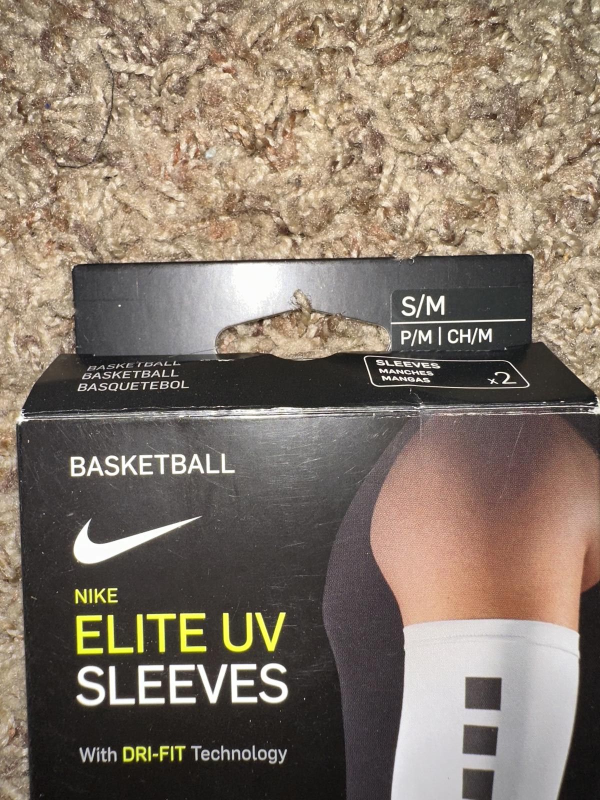 Nike Nike Pro Elite White Sleeves 2.0 Size ONE SIZE - 3 Thumbnail