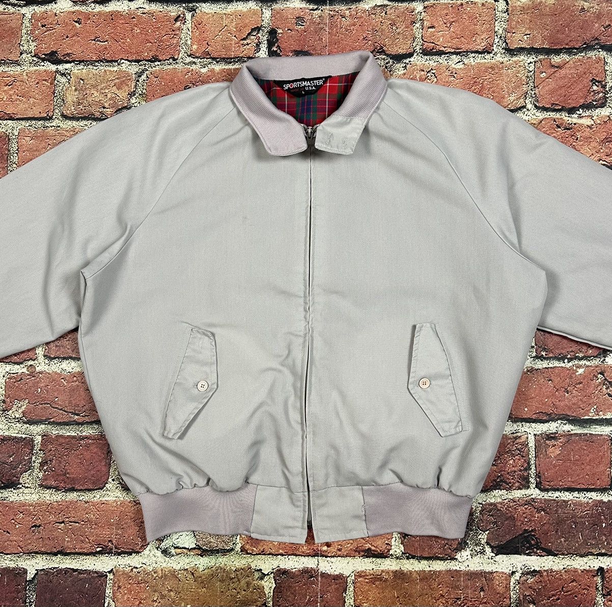 Other Vintage 70s Sportsmaster Jacket Plaid Lined Full Zip Bomber Size US L / EU 52-54 / 3 - 2 Thumbnail