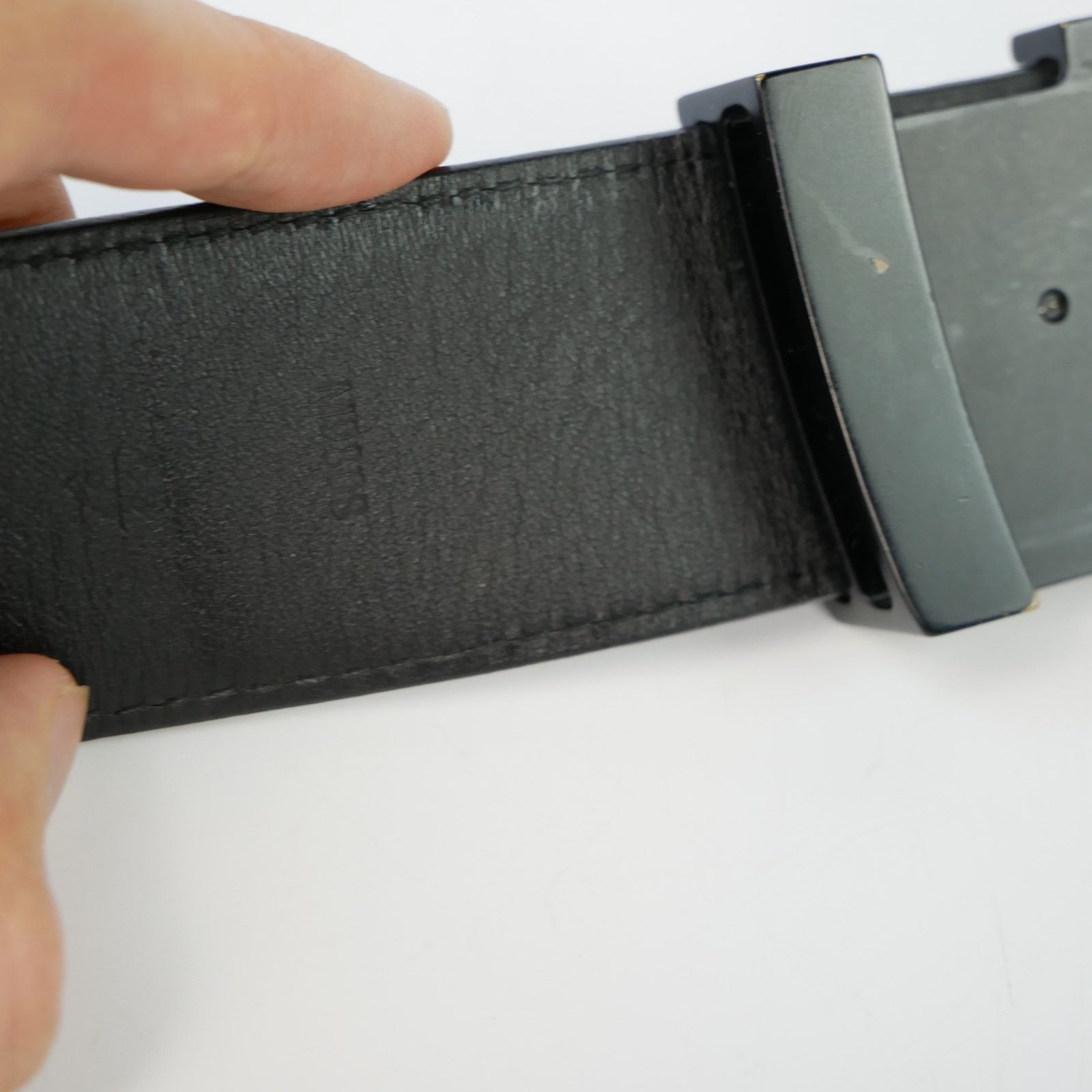 Louis Vuitton Louis Vuitton Ceinture Initiales Damier Graphite Belt Size ONE SIZE - 5 Thumbnail