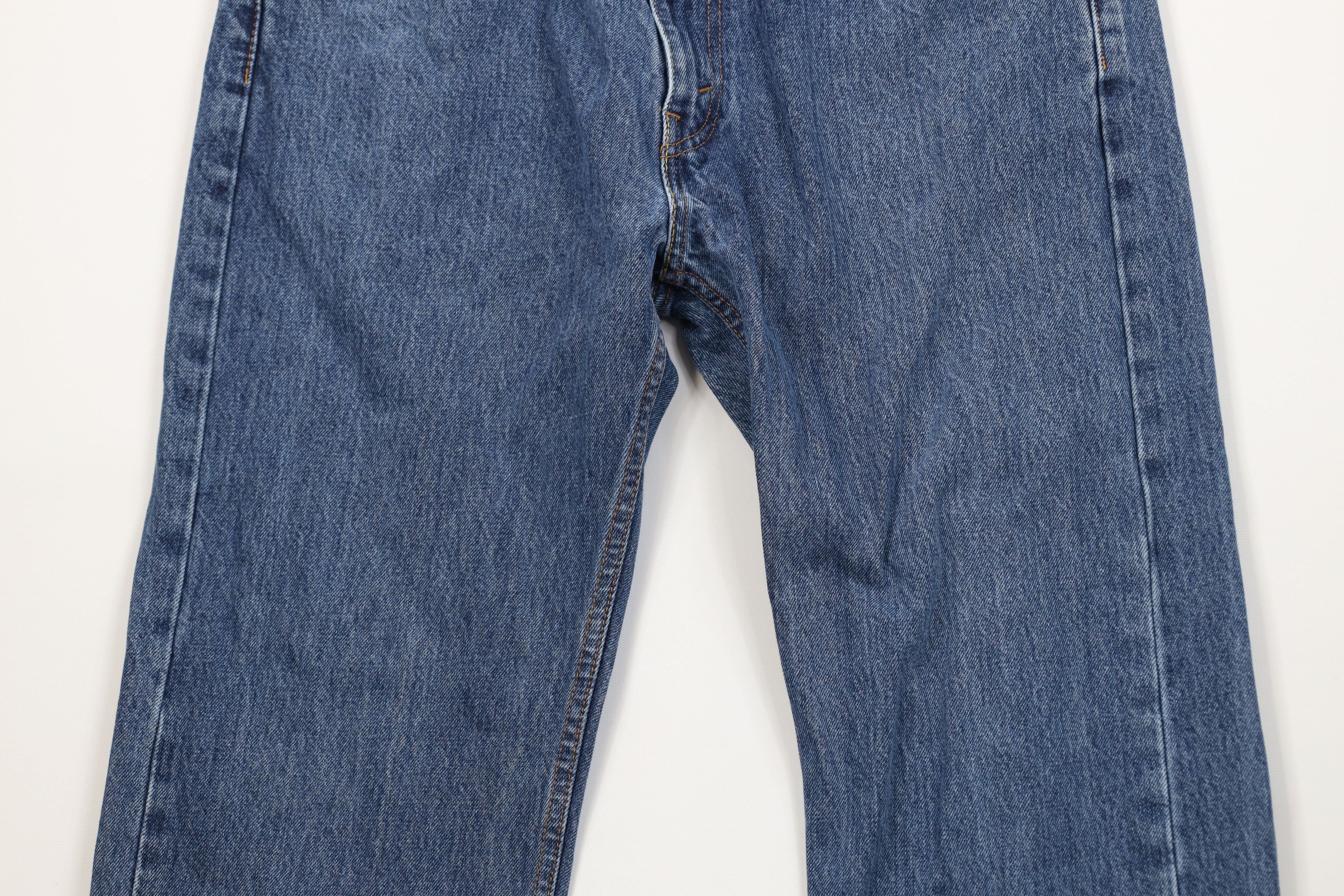 Levi's Vintage Y2K Levis 505 Regular Straight Leg Denim Jeans Blue Size US 36 / EU 52 - 3 Thumbnail